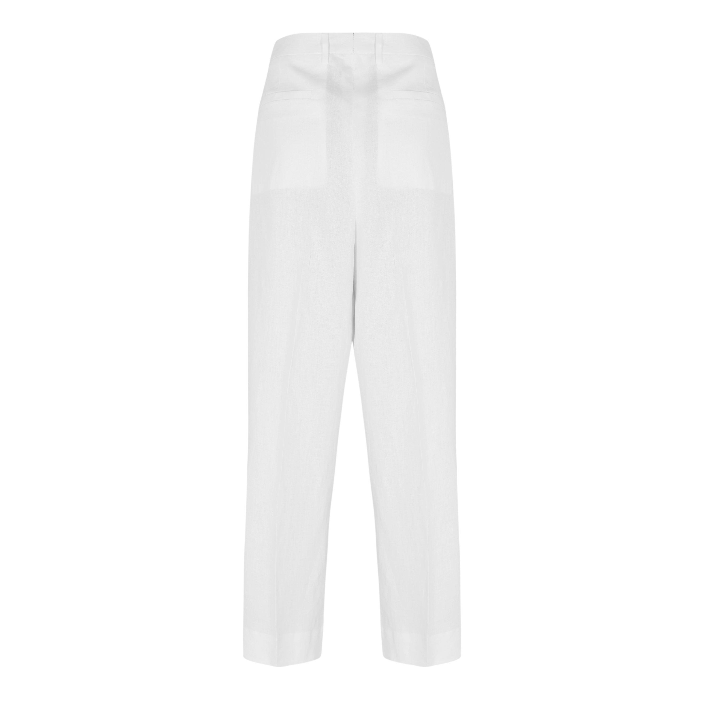 White - Dolce and Gabbana - Men's Wide Leg Trousers - 2