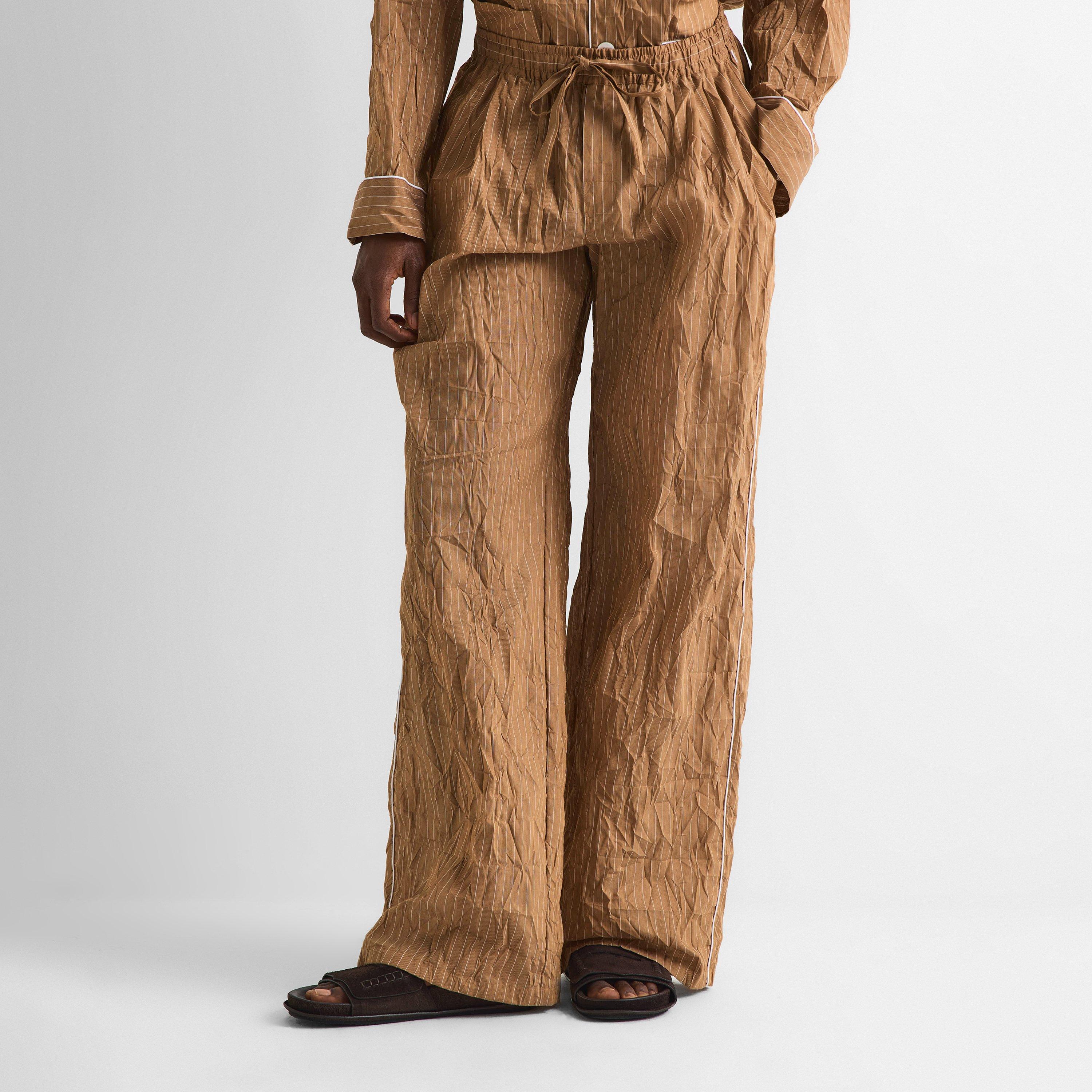 Brown - Dolce and Gabbana - Men's Wide Leg Trousers - 3