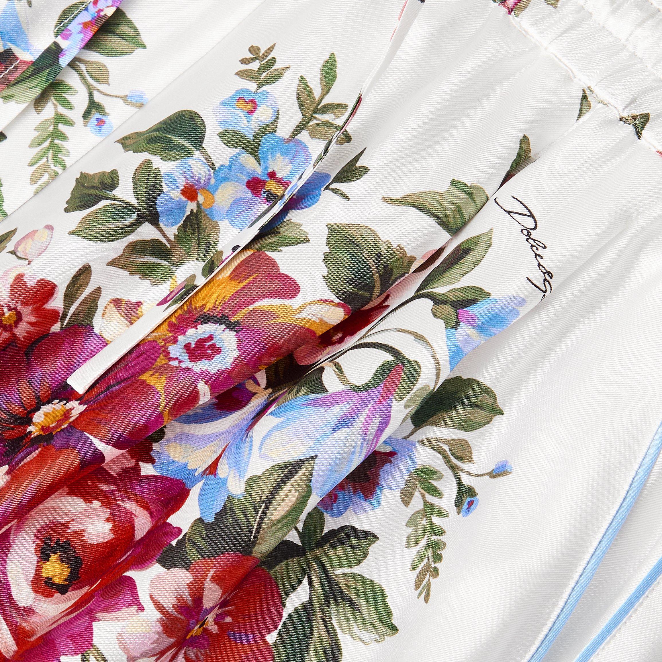 Fiori Bianco - Dolce and Gabbana - DG Floral Trousers Ld61 - 5