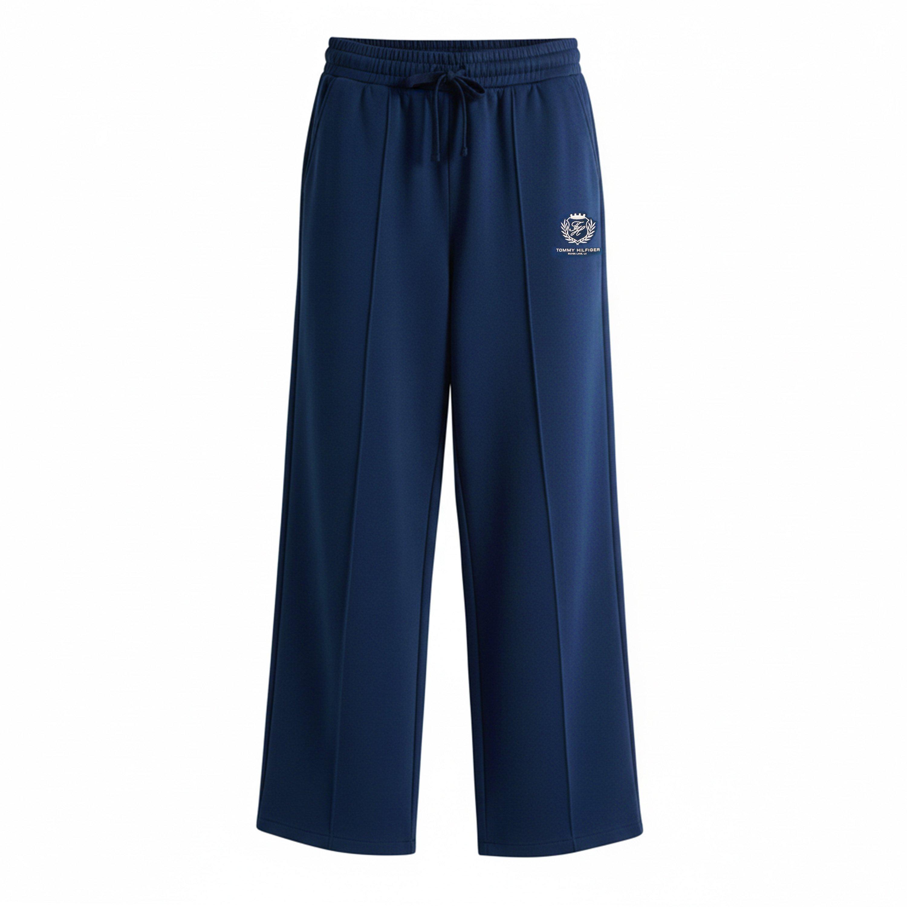 Tommy Hilfiger Women's Closed Hem Fleece Joggers - Dark Night Navy - 8 (XS)