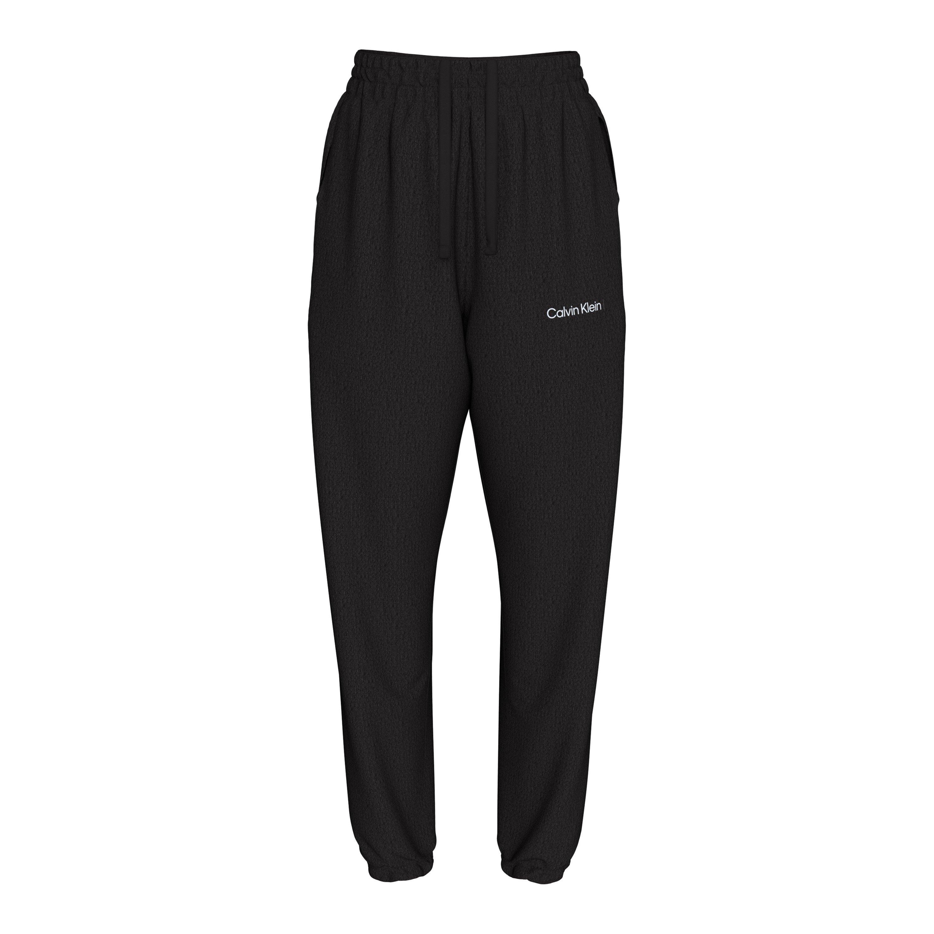 Calvin Klein Women's Closed Hem Woven Joggers - Black - 8 (XS)