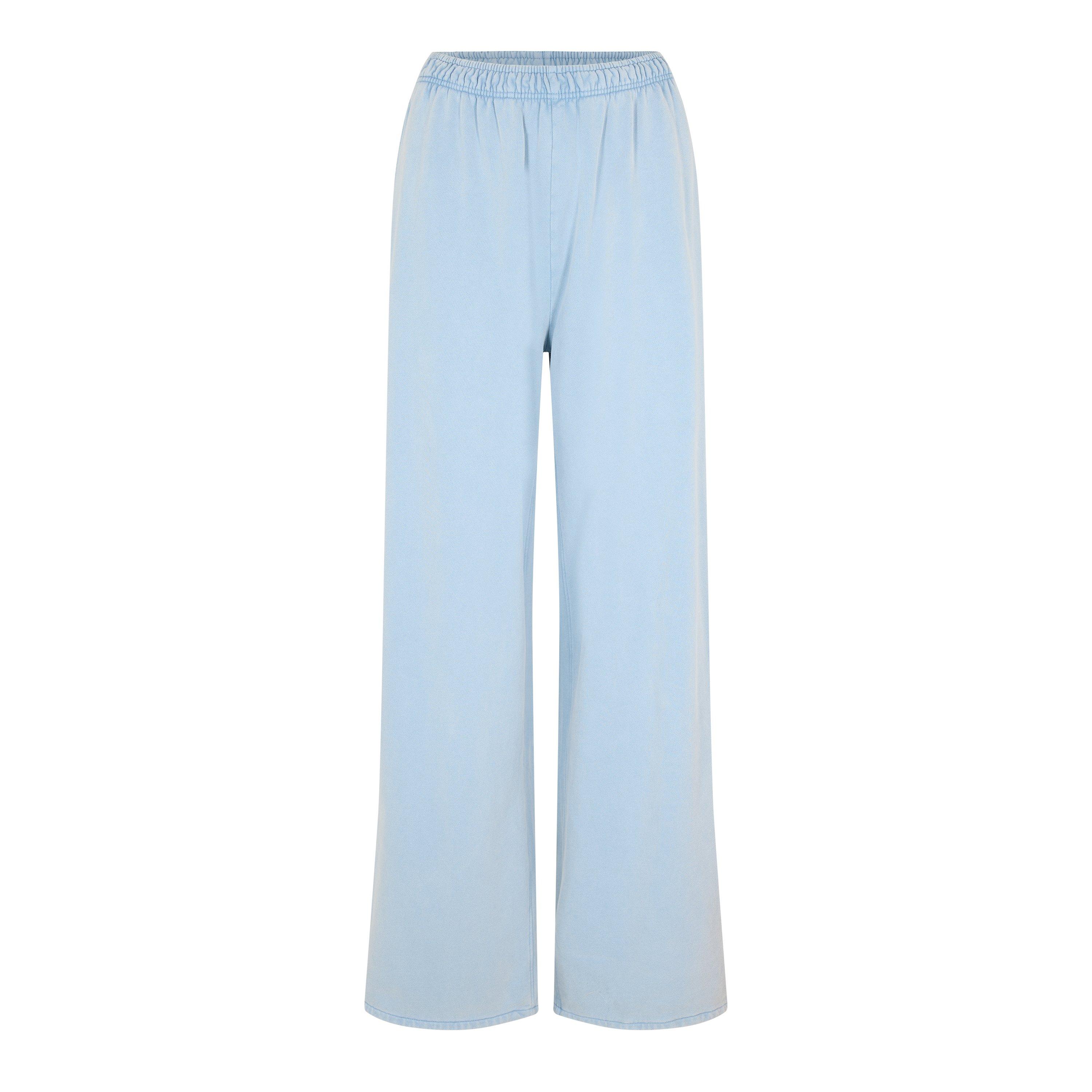 Acne Studios Women's Felin Open Hem Fleece Joggers - DIRTY BLUE - S