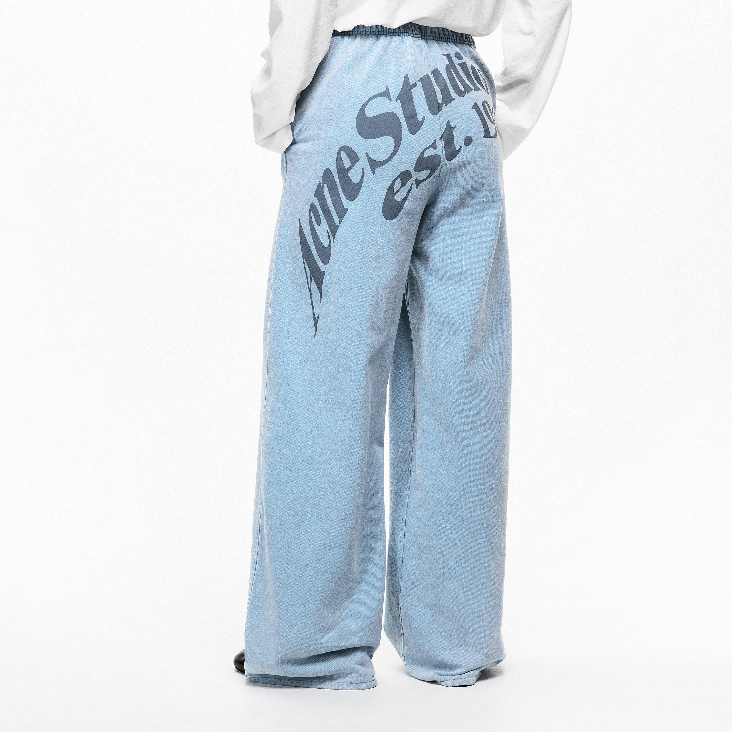 DIRTY BLUE - Acne Studios - Women's Felin Open Hem Fleece Joggers - 4