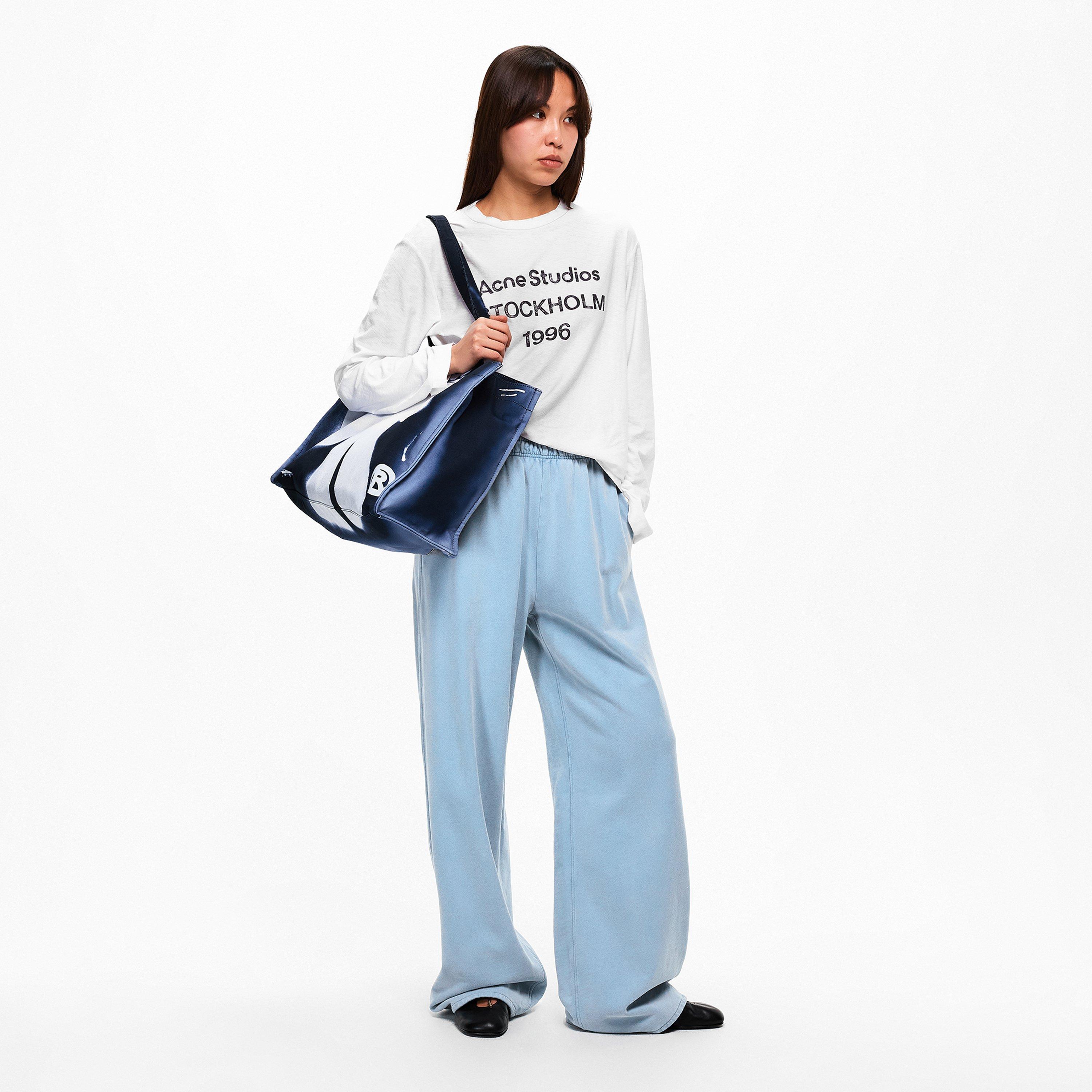 DIRTY BLUE - Acne Studios - Women's Felin Open Hem Fleece Joggers - 6