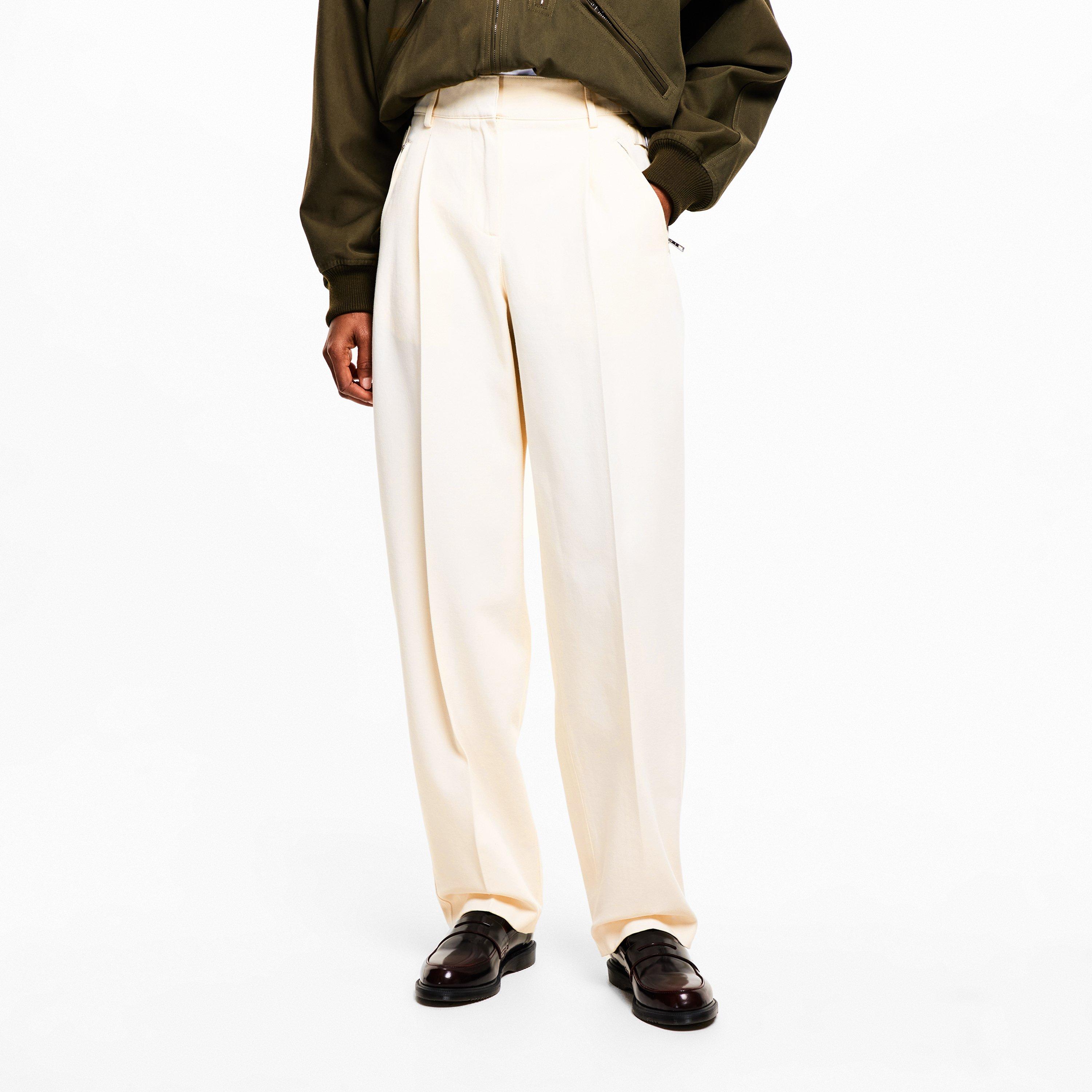 Ivory - GIVENCHY - Women's GIV Utility Cargo Trousers - 3