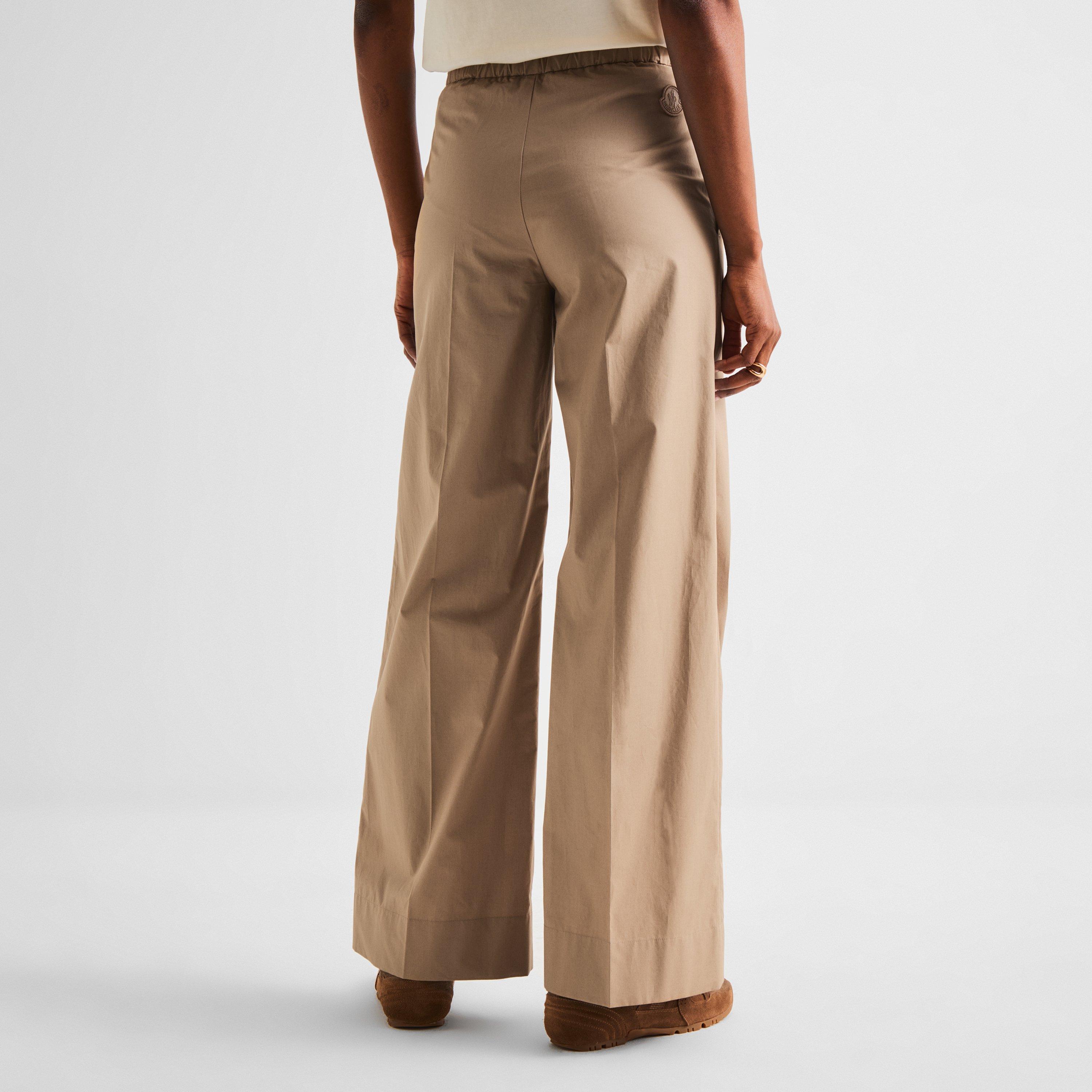 Beige 20J - Moncler - Women's Wide Leg Trousers - 4