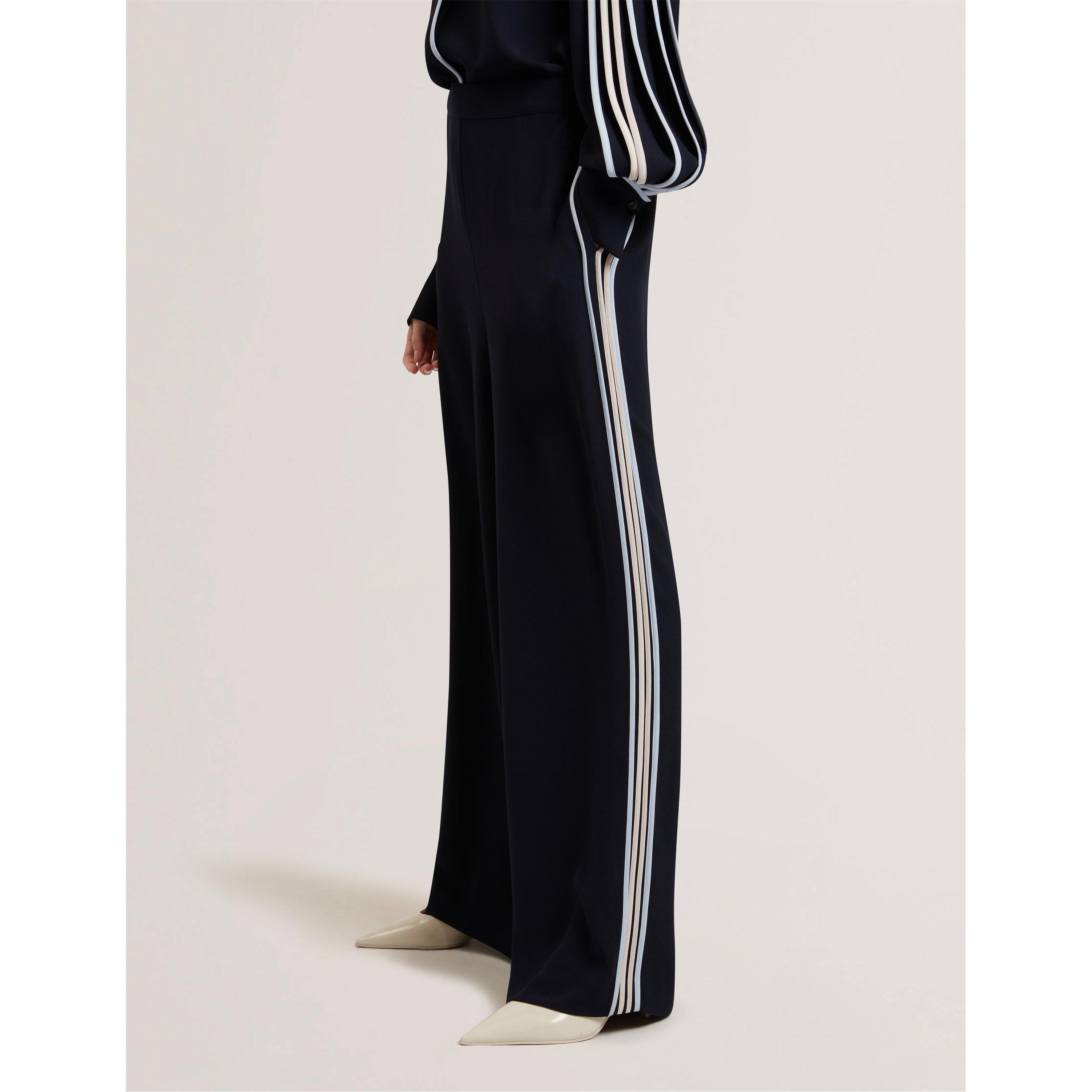 Navy - Ted Baker - Women's Wide Leg Trousers - 2