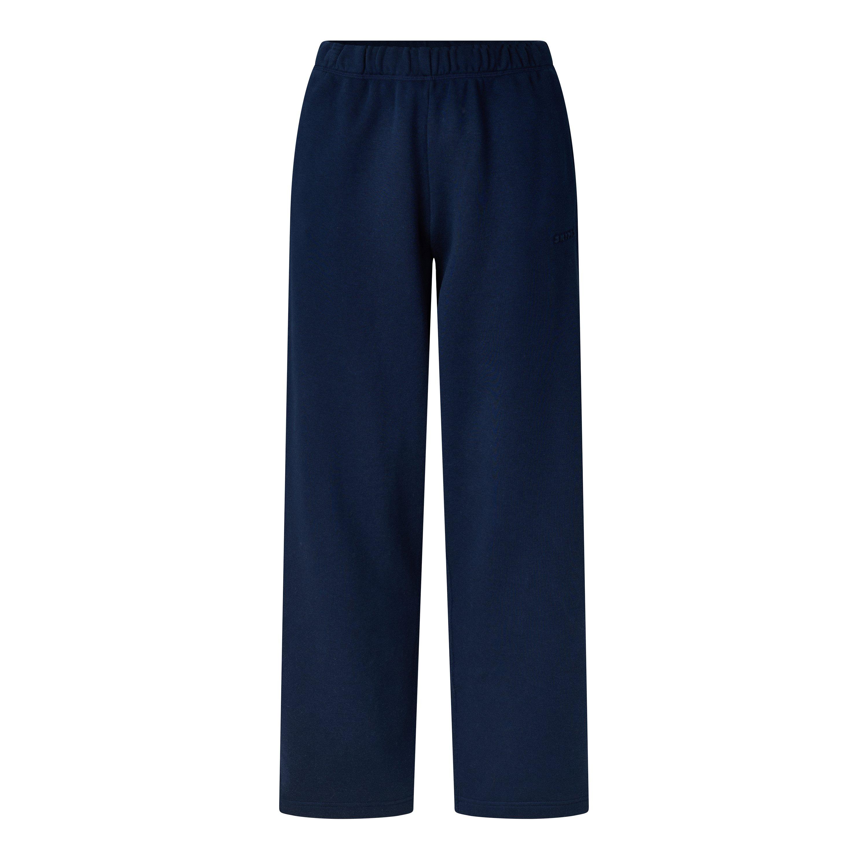Womens Cotton Fleece Classic Straight Leg Pant