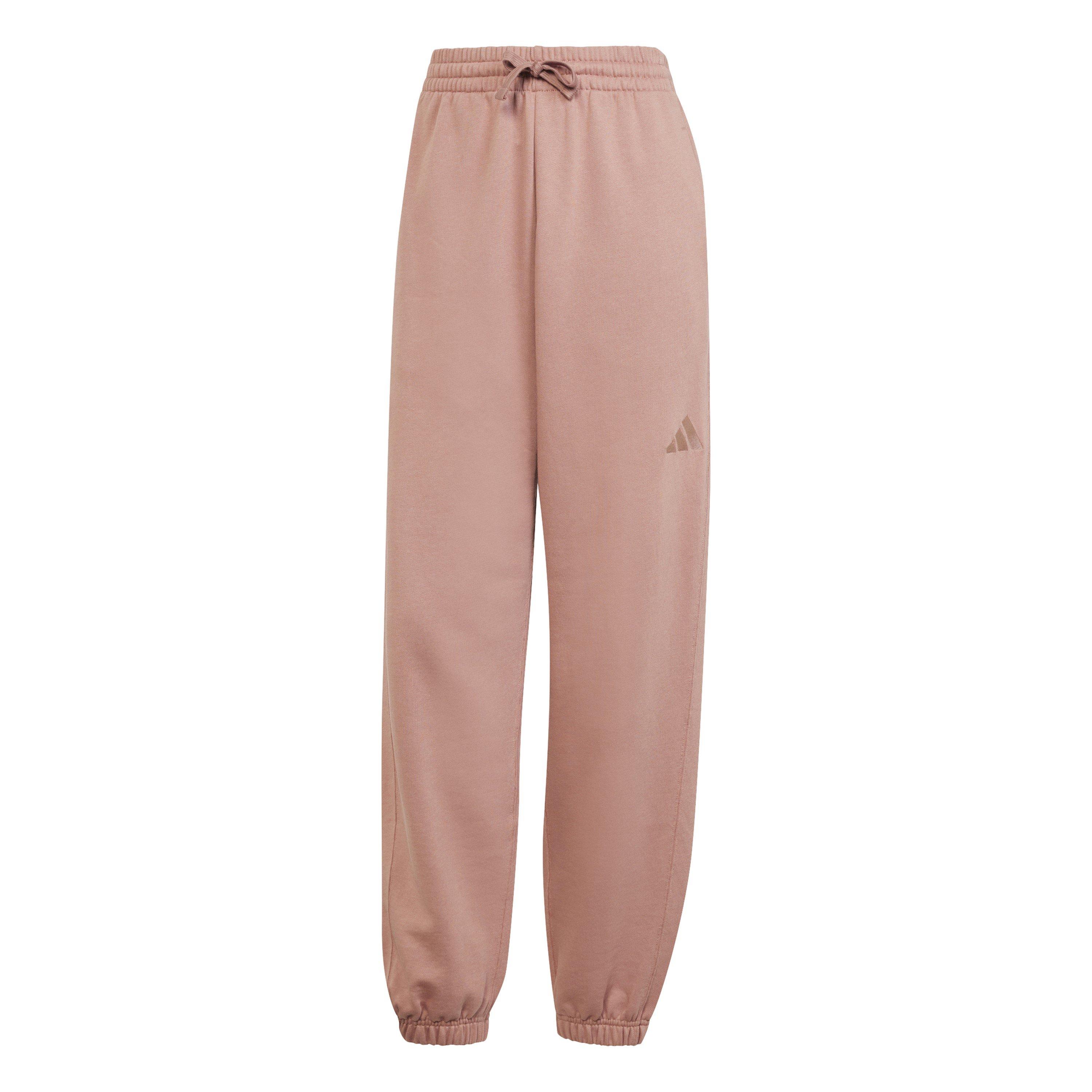 Warm Clay - adidas - Women's Closed Hem Fleece Joggers - 1