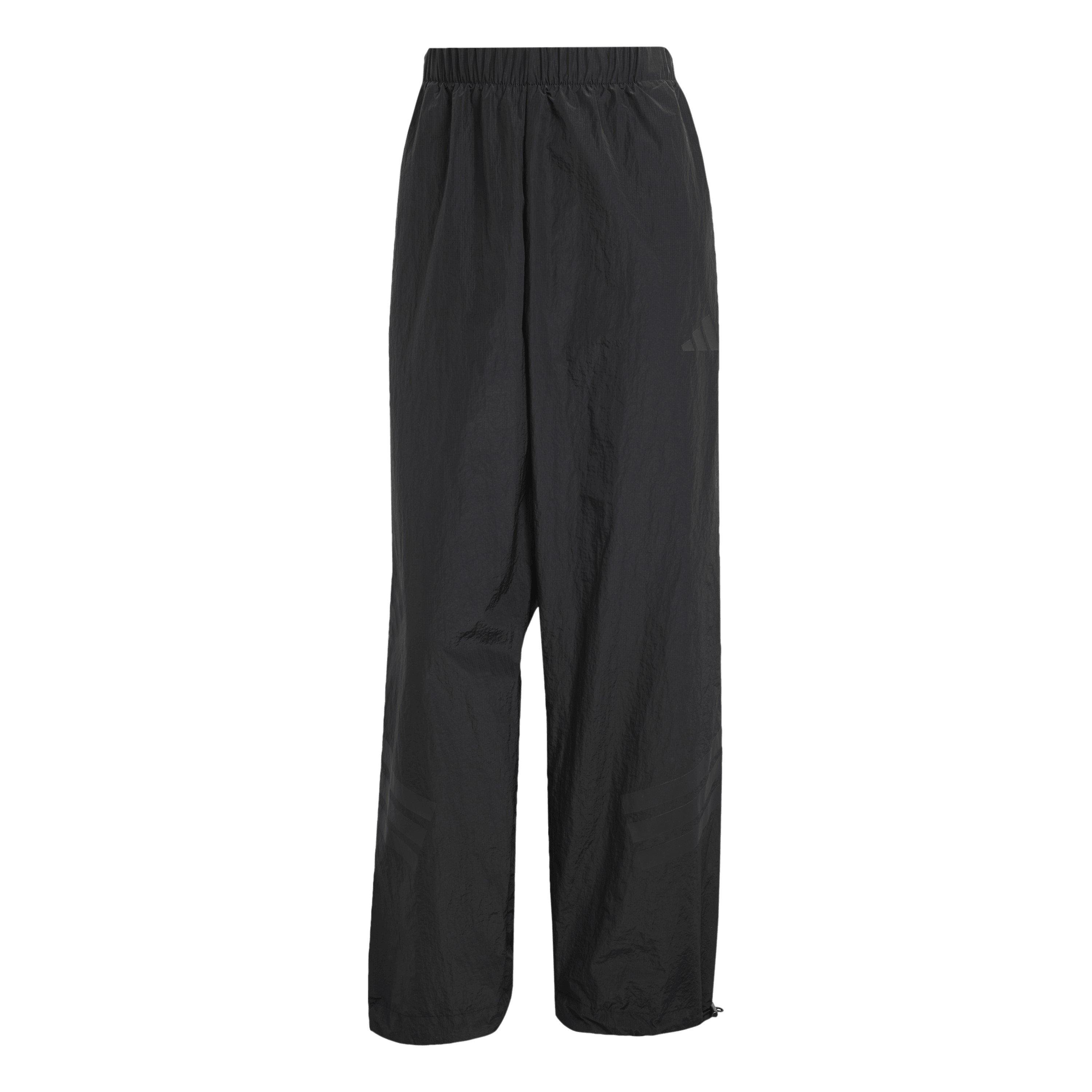 Adidas Women's Open Hem Woven Tracksuit Joggers - Black - 14 (L)