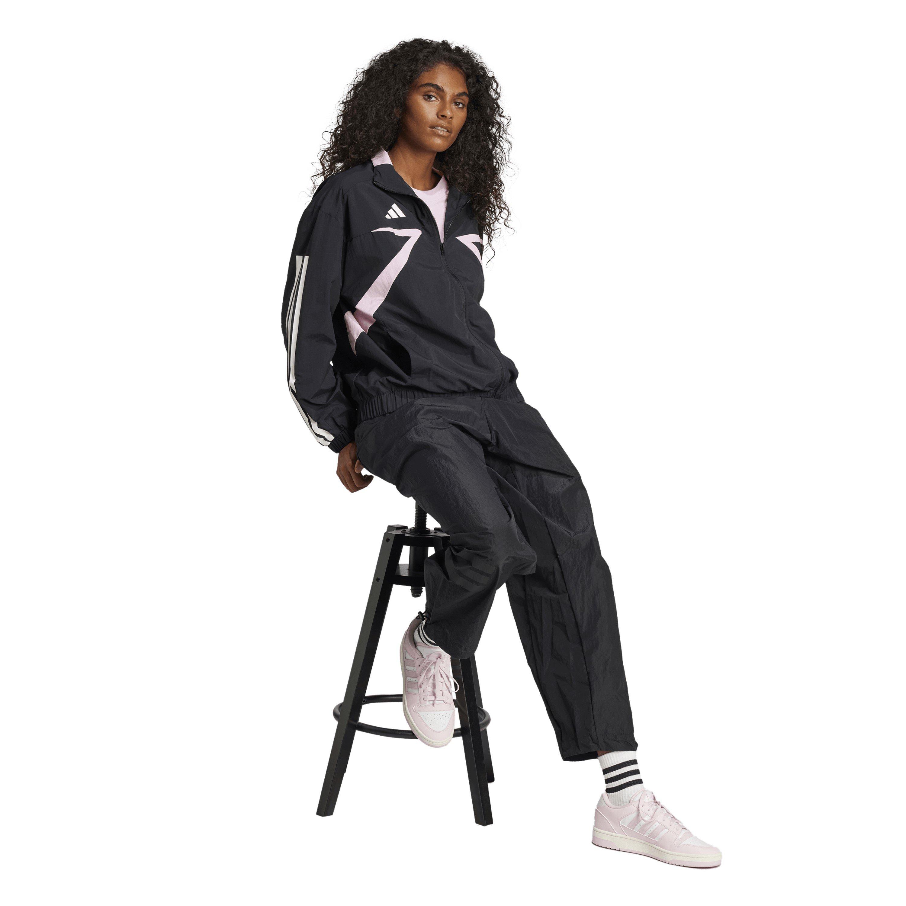 Black - adidas - Open Hem Woven Tracksuit Joggers - 6