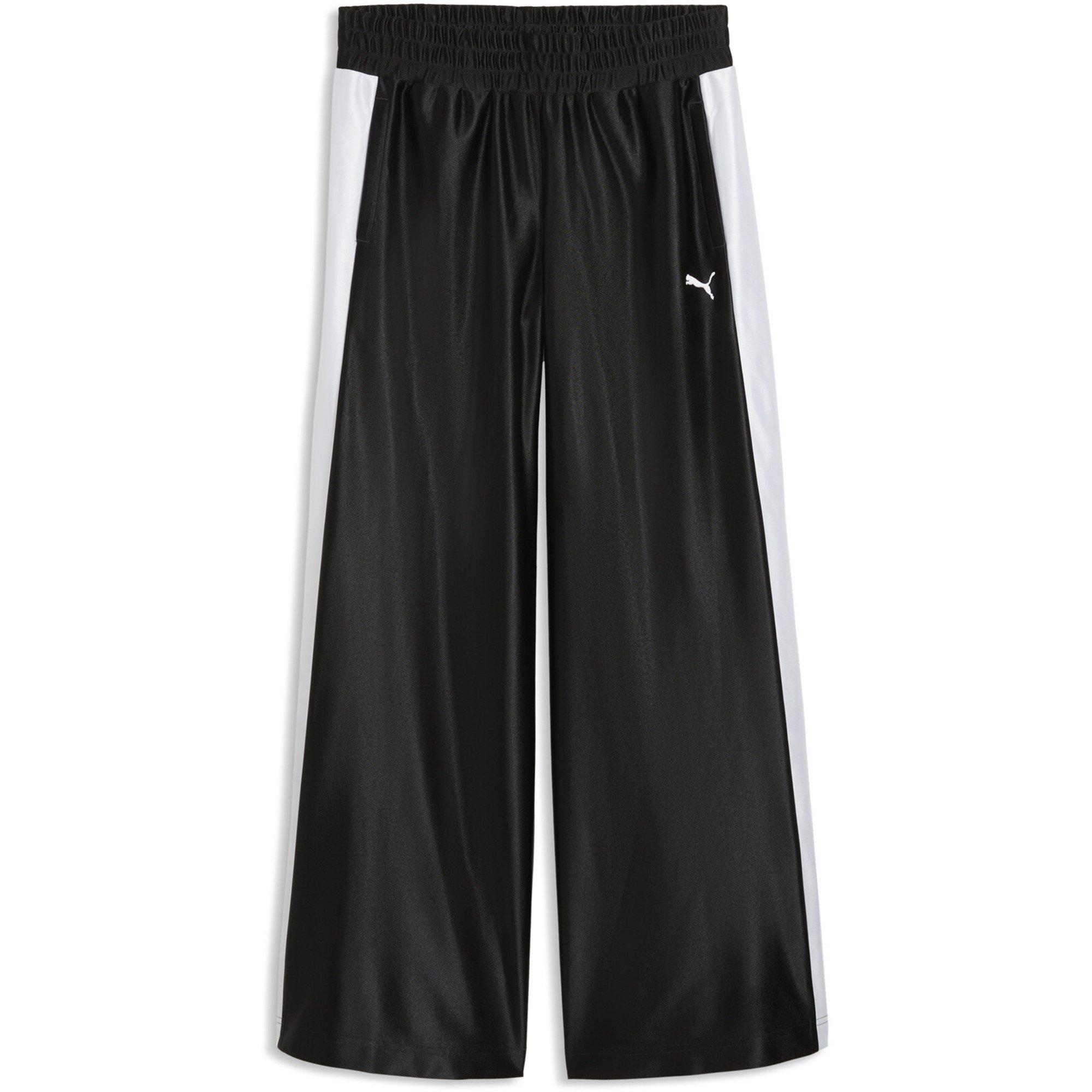 Puma Black - Puma - Women's Open Hem Jersey Jogging Bottoms - 1