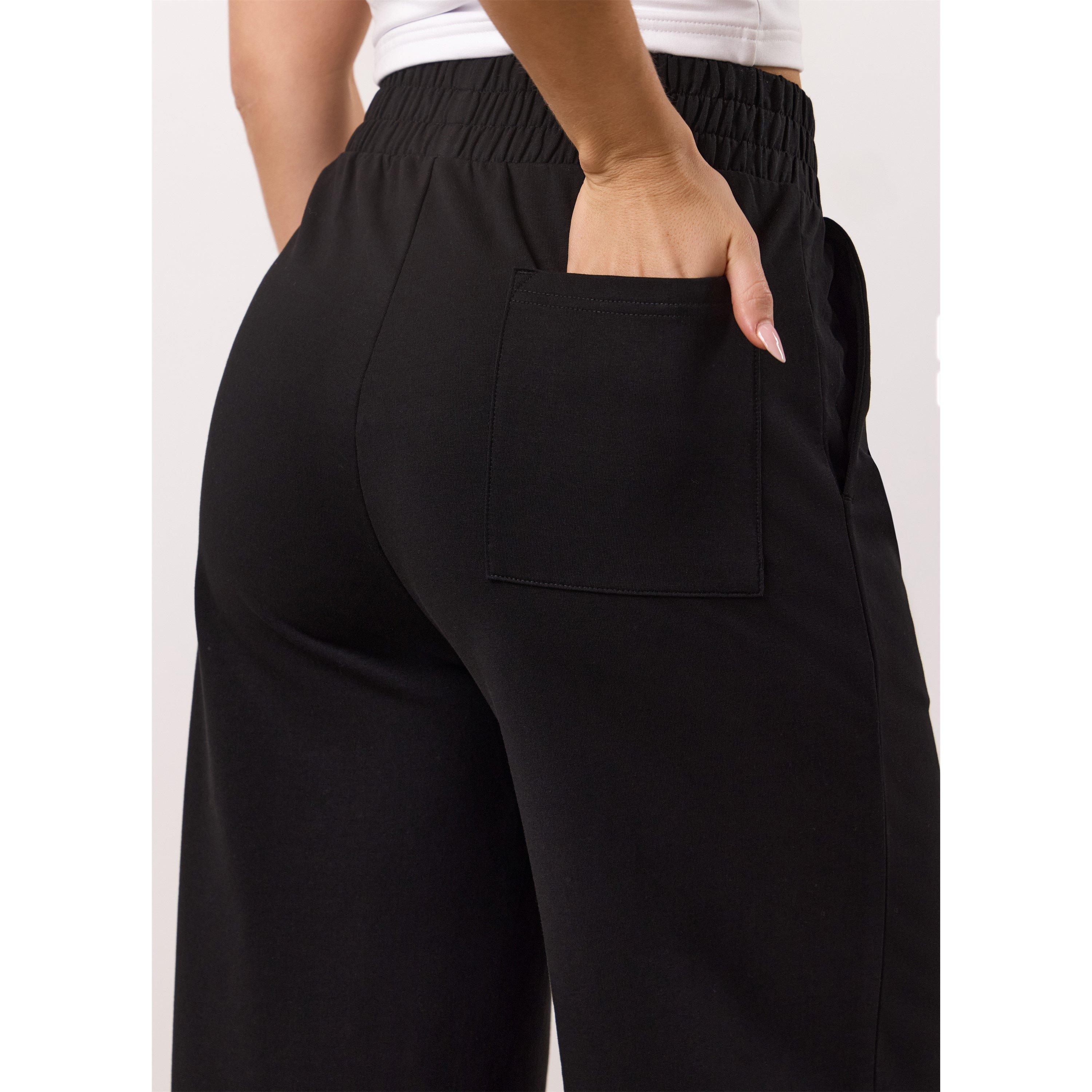 Zwart - Gym King - Gym King Victory Loopback Straight Leg Jogger - Black - 5