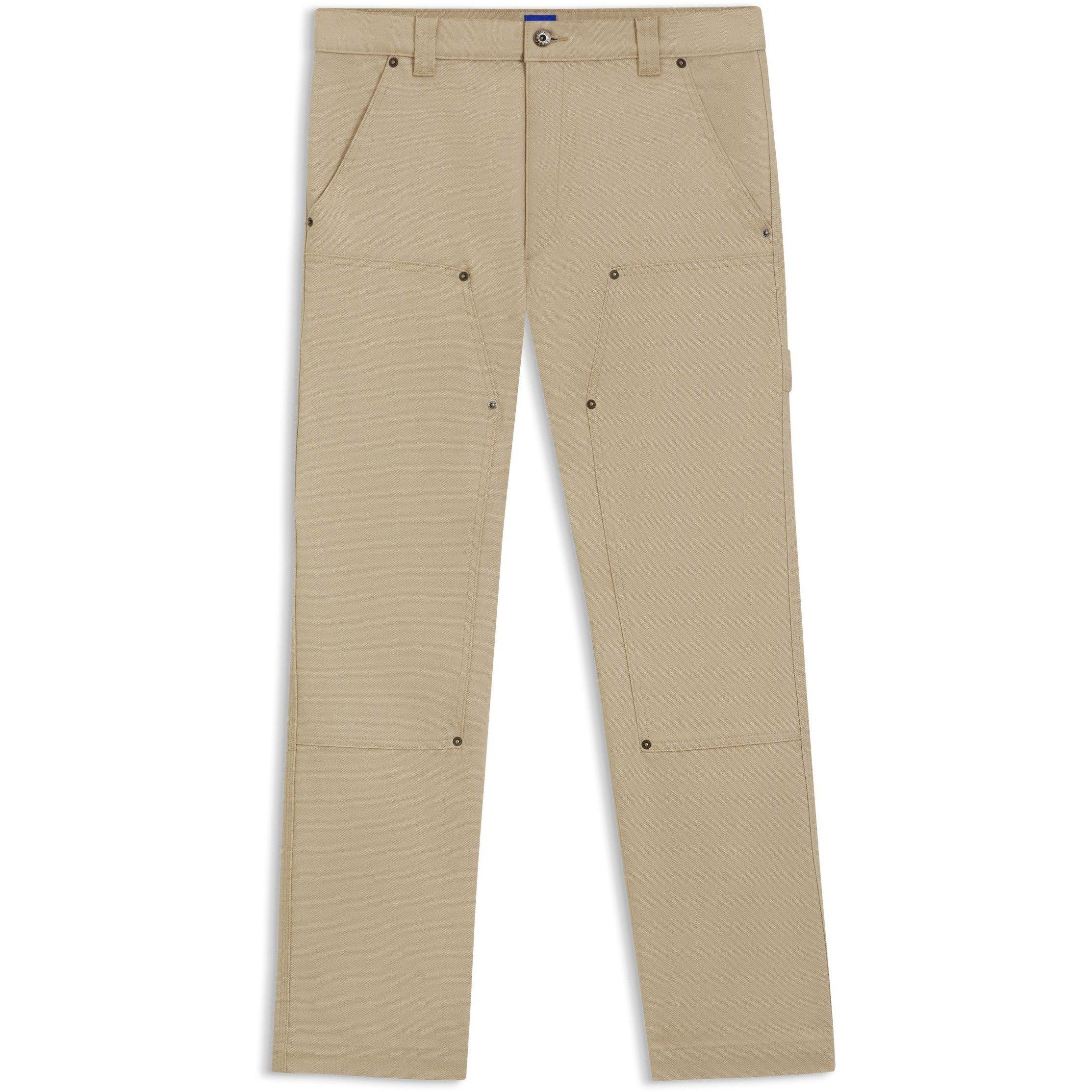 Beige 269 - Hugo - Men's Wide Leg Trousers - 1