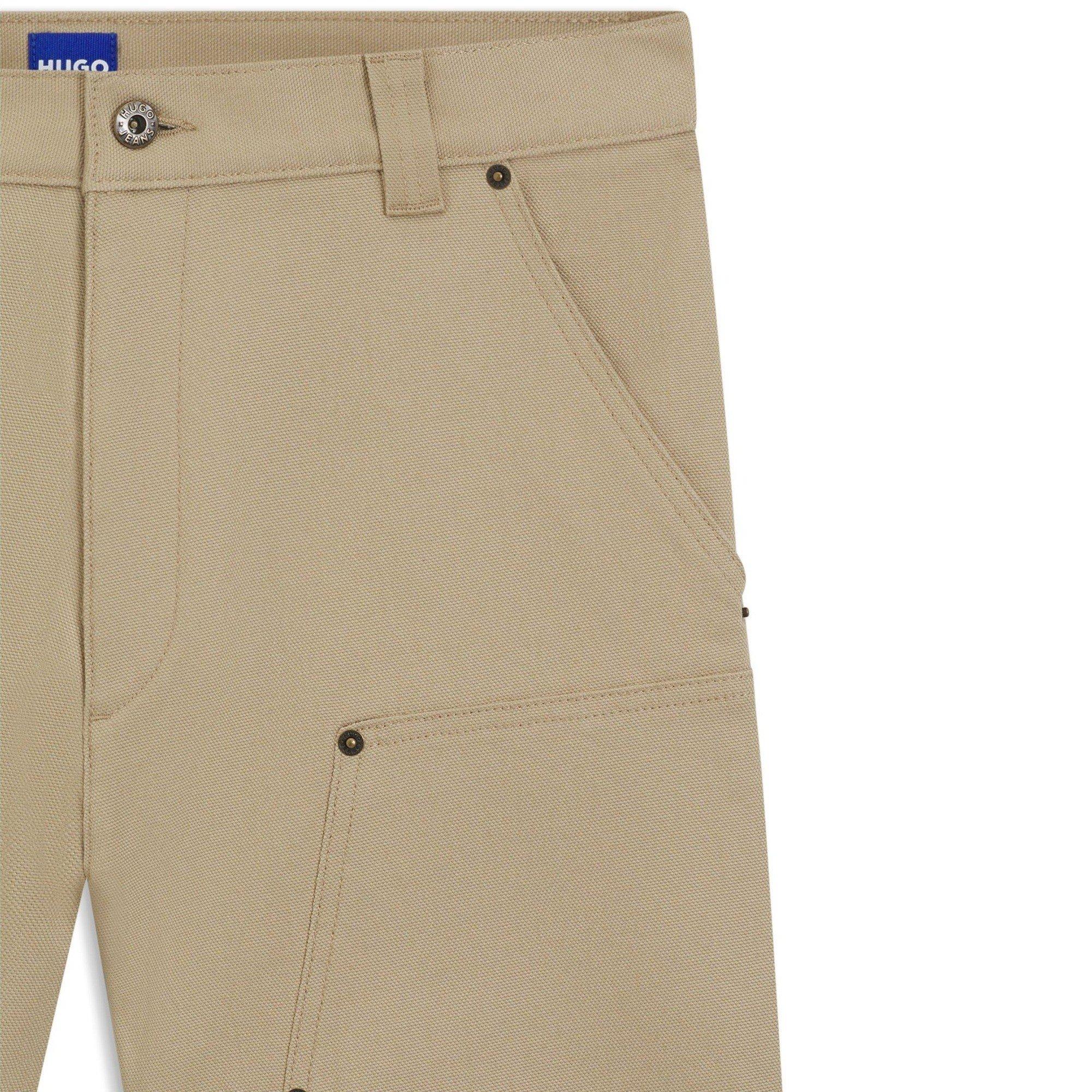 Beige 269 - Hugo - Men's Wide Leg Trousers - 6