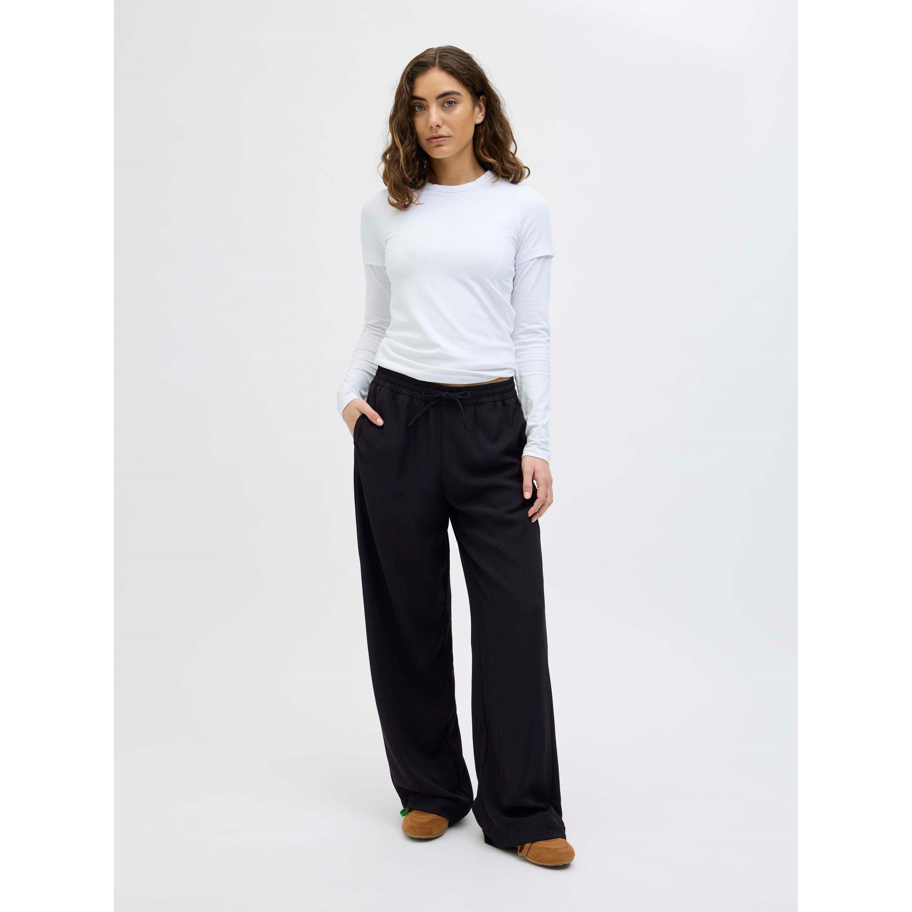 Black - JJXX - Jack Lia Loose Pants Ladies - 8