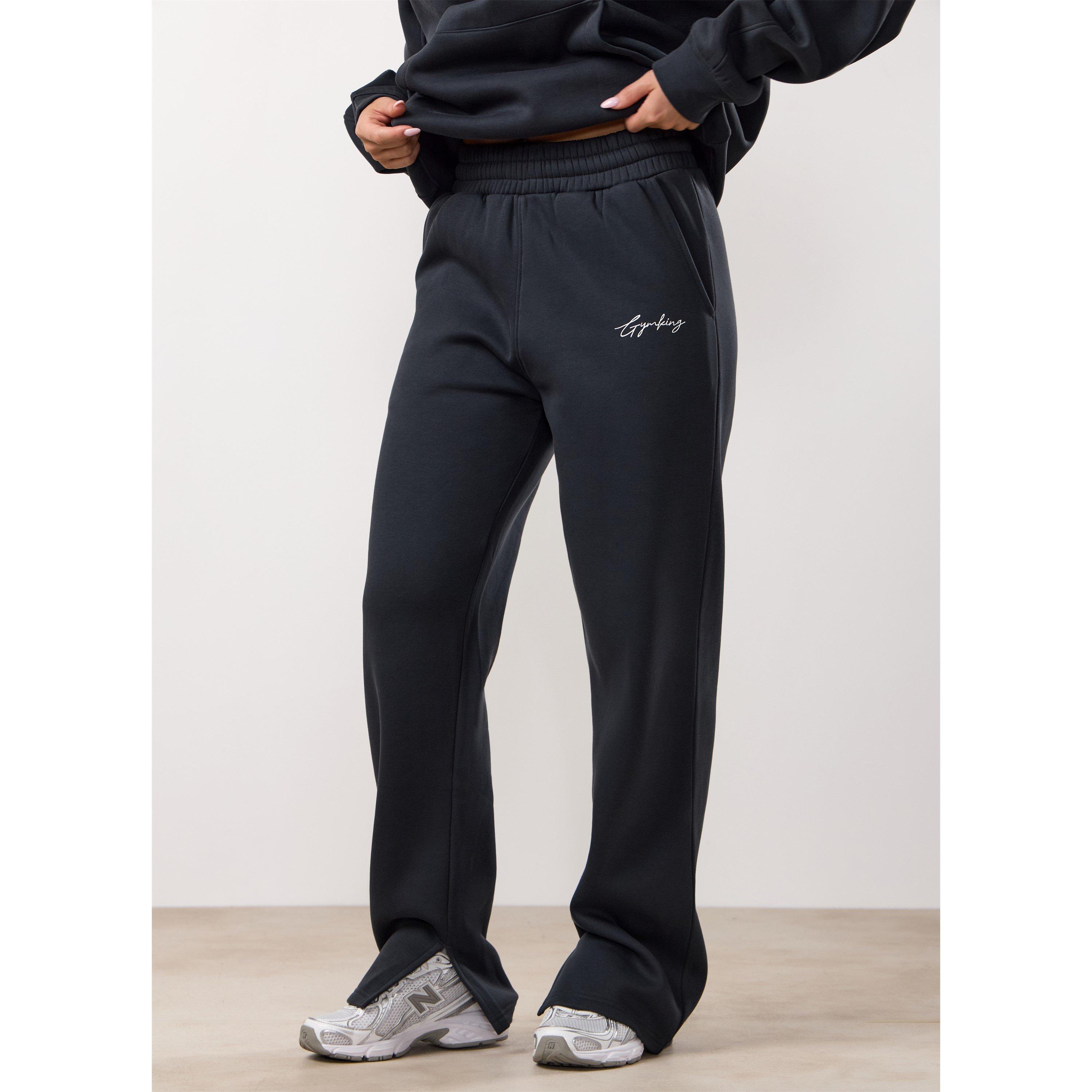 Azul medianoche - Gym King - Women's Reset High Waisted Cotton Open Hem Joggers - 3