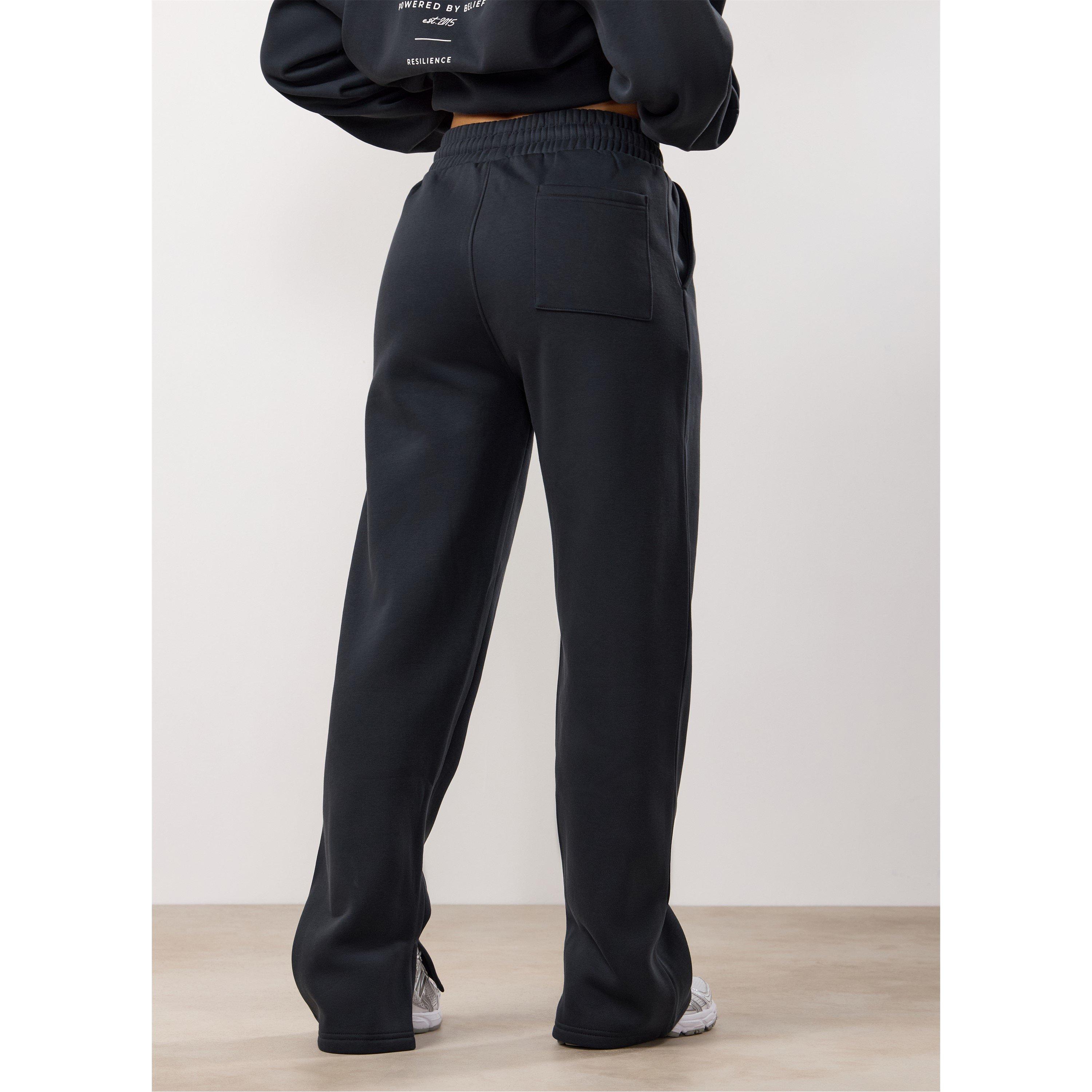 Azul medianoche - Gym King - Women's Reset High Waisted Cotton Open Hem Joggers - 4