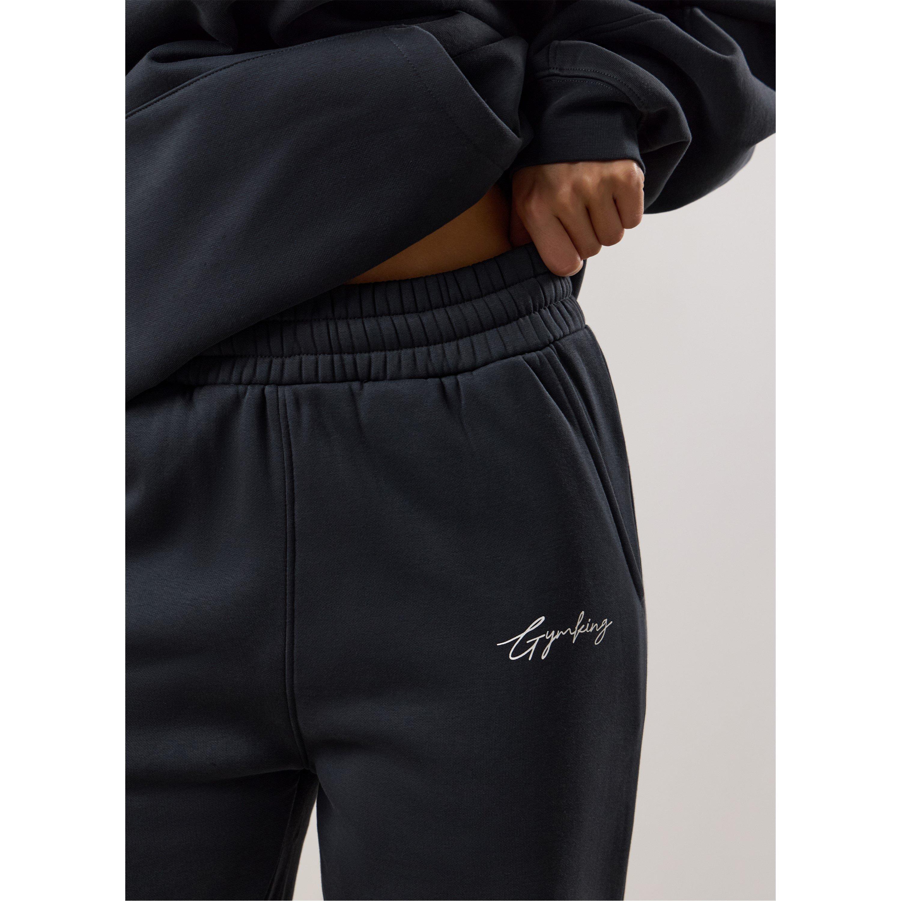 Azul medianoche - Gym King - Women's Reset High Waisted Cotton Open Hem Joggers - 5