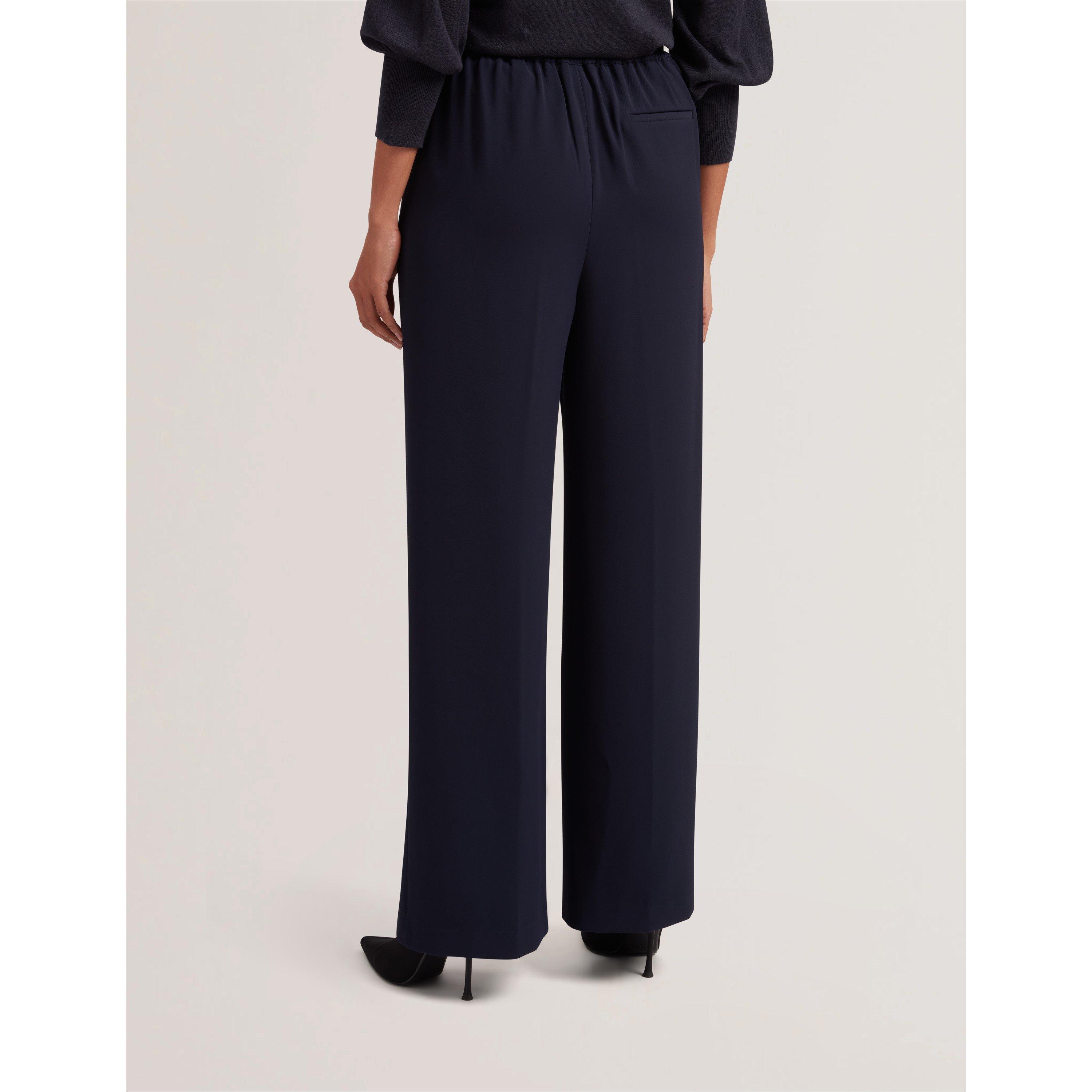 Dk-Blue - Ted Baker - Women's Open Hem Fleece Joggers - 3