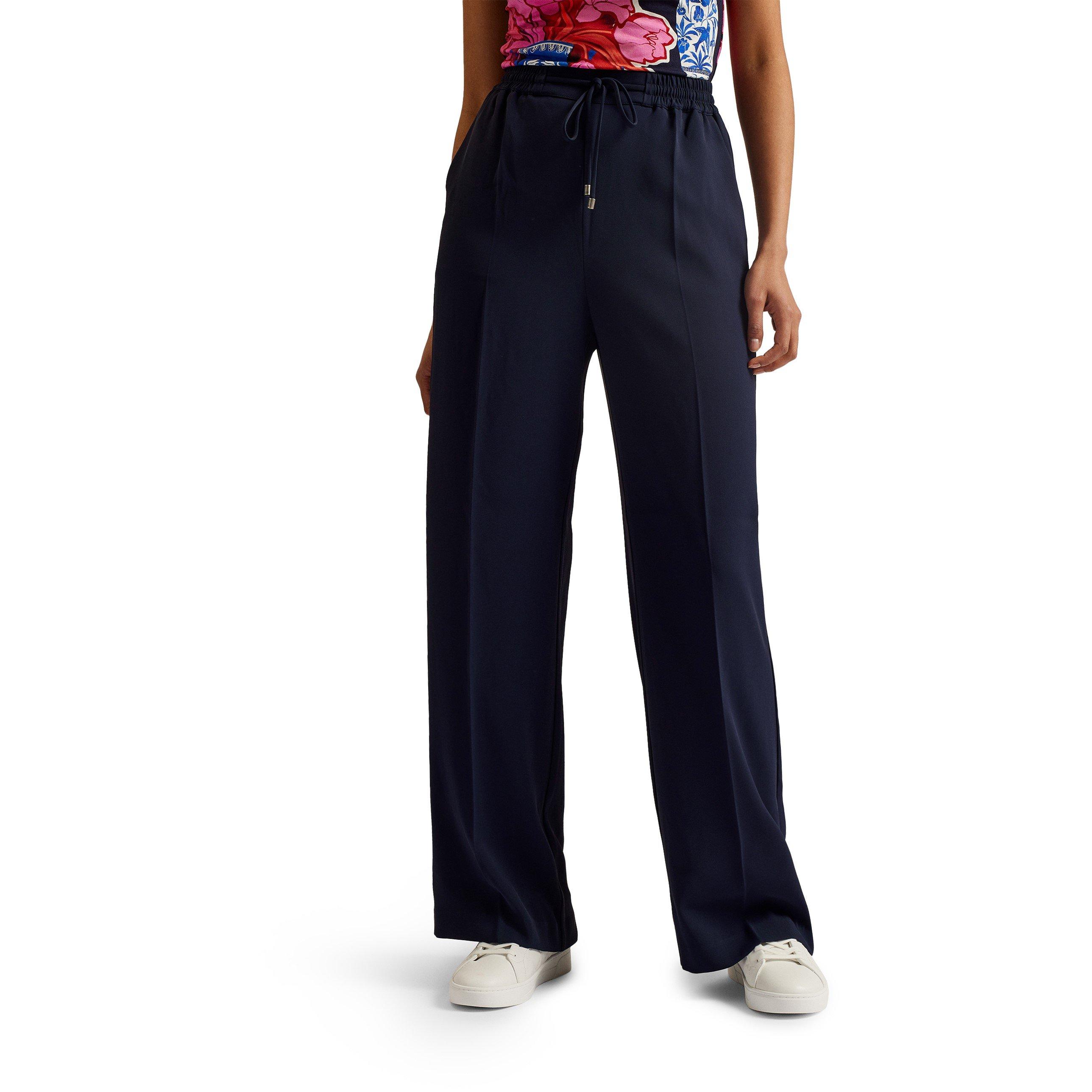 Dk-Blue - Ted Baker - Women's Open Hem Fleece Joggers - 7