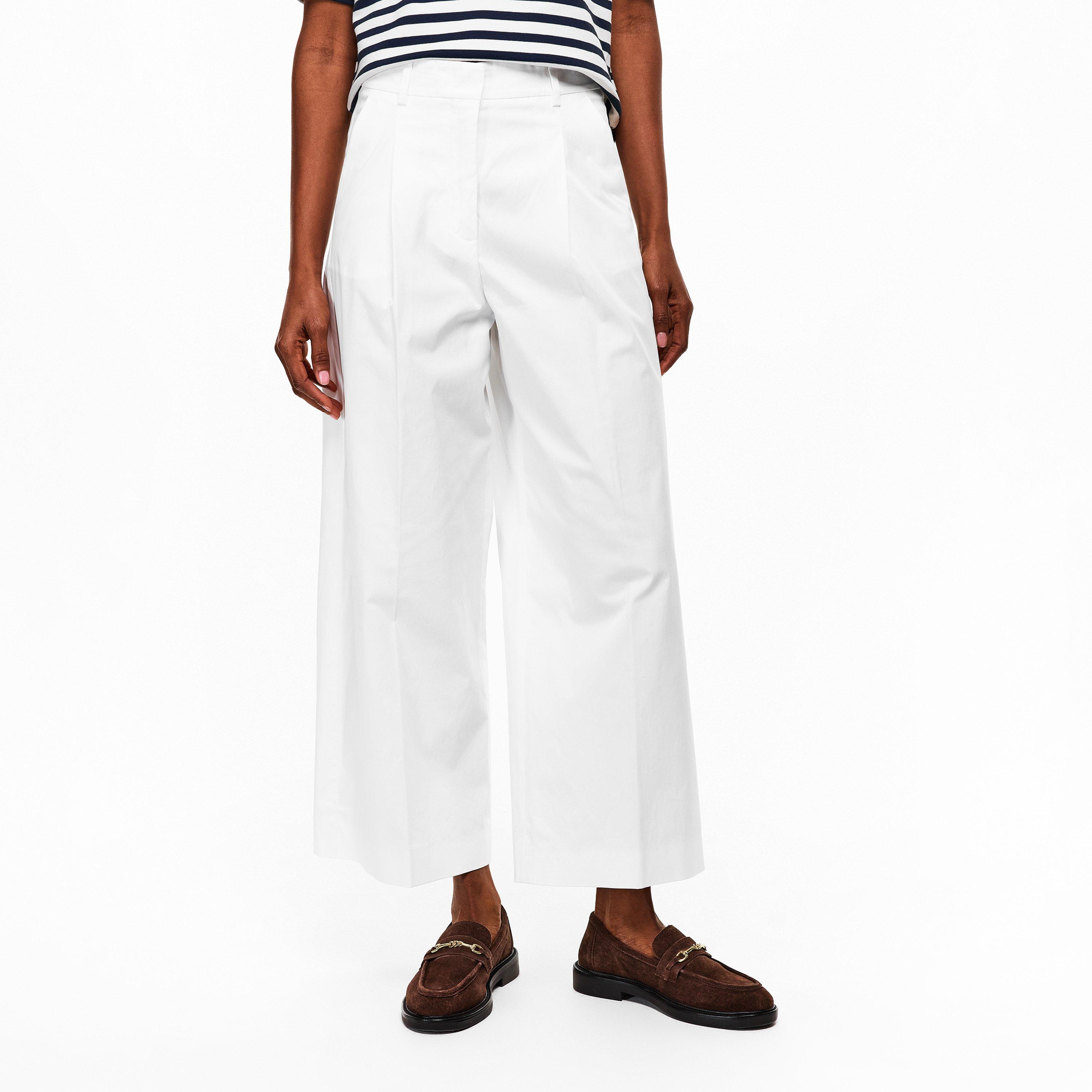 White - Weekend Max Mara - Women's Bellico Wide Leg Trousers - 3