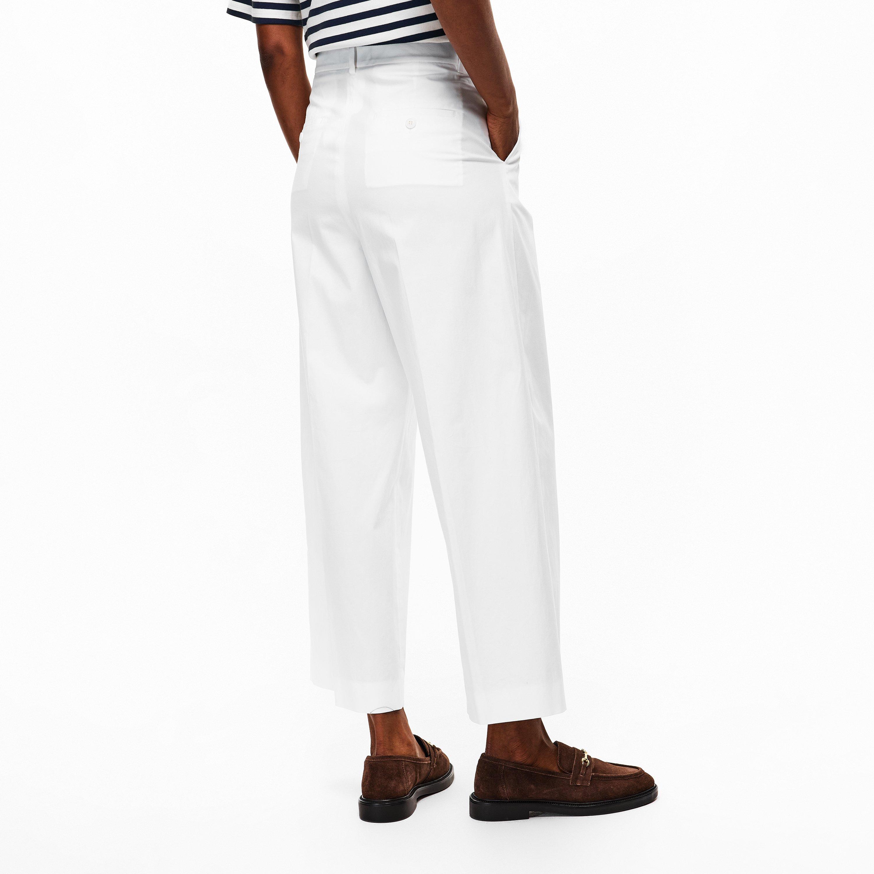 White - Weekend Max Mara - Women's Bellico Wide Leg Trousers - 4