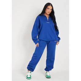 Missy Empire ME Embroidered Cuffed Joggers Womens