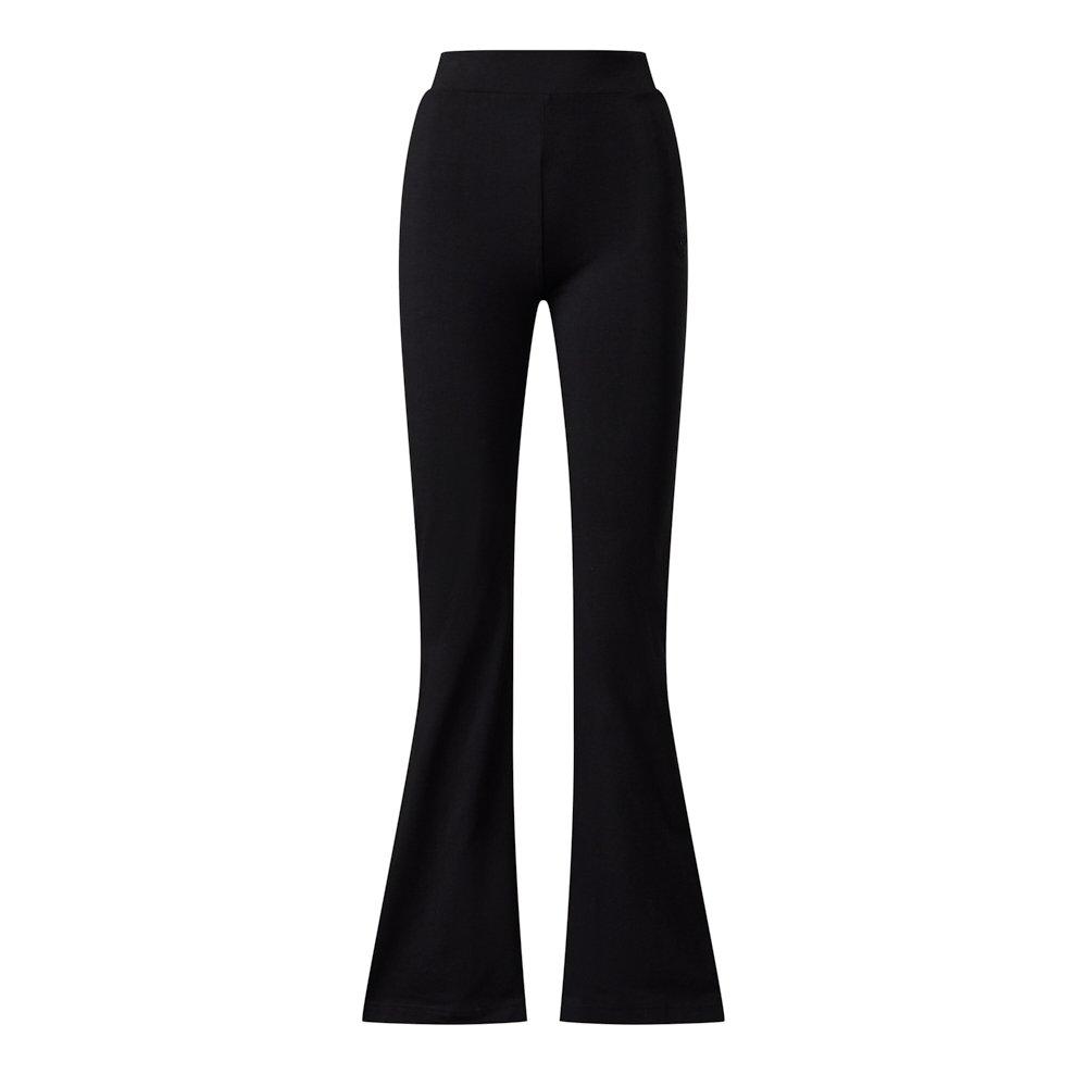 Black - Gym King - Gym King Victory Cotton Jersey Flared Legging - Black - 1