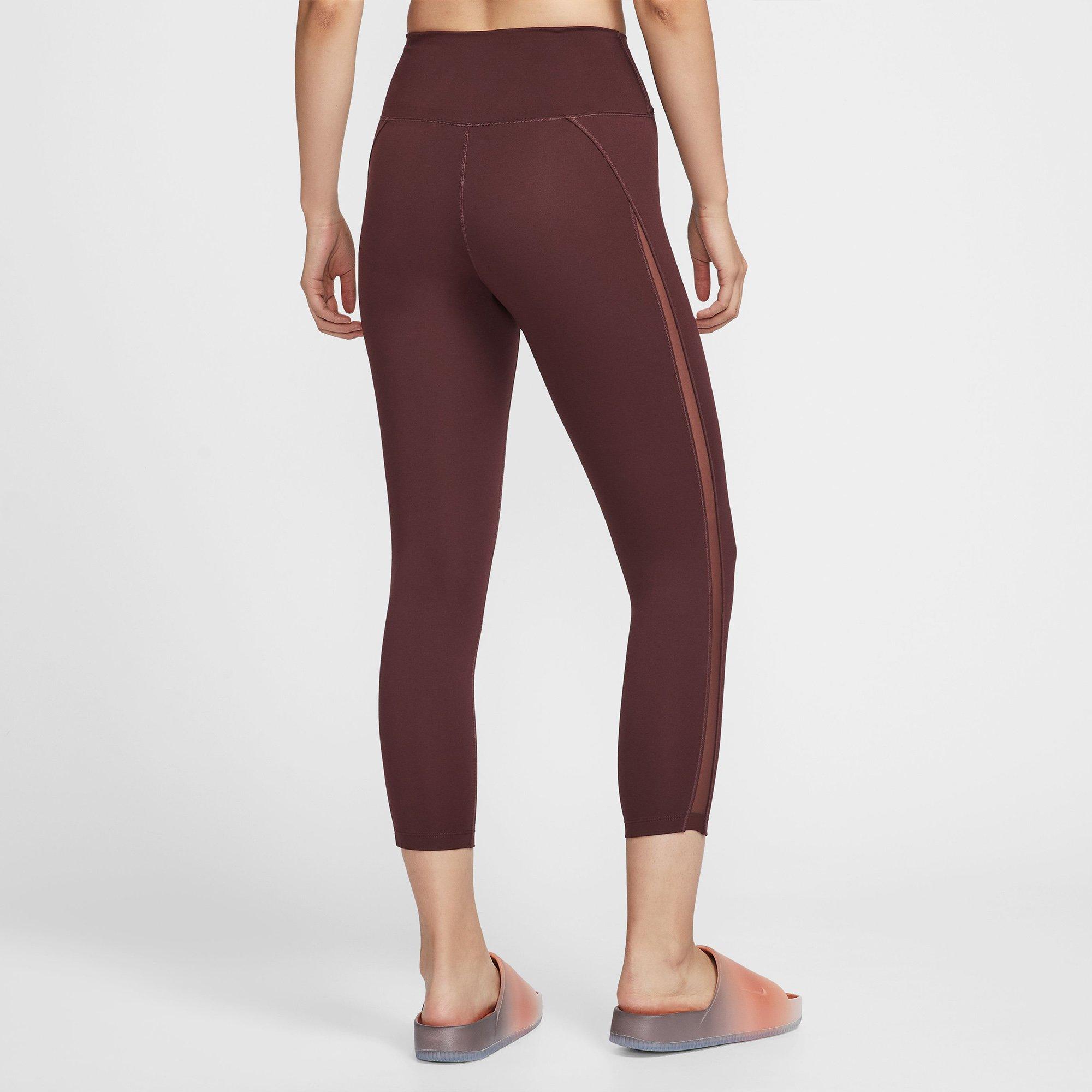 Brown - Nike - Dri Fit 7/8 Womens Tight - 2