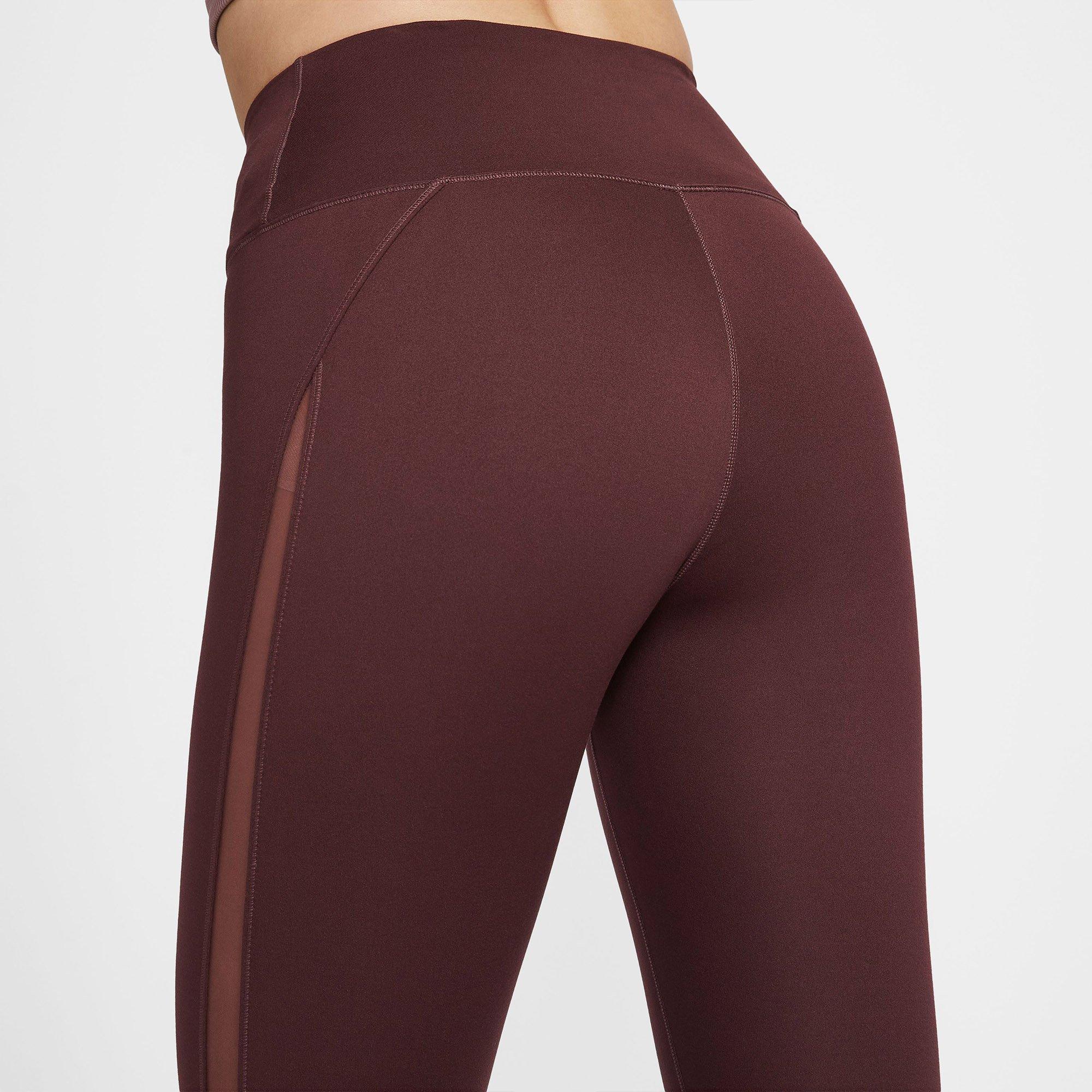 Brown - Nike - Dri Fit 7/8 Womens Tight - 6
