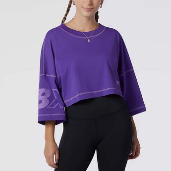 New Balance Balance Essentials NBX Graphic Womens Cropped T Shirt