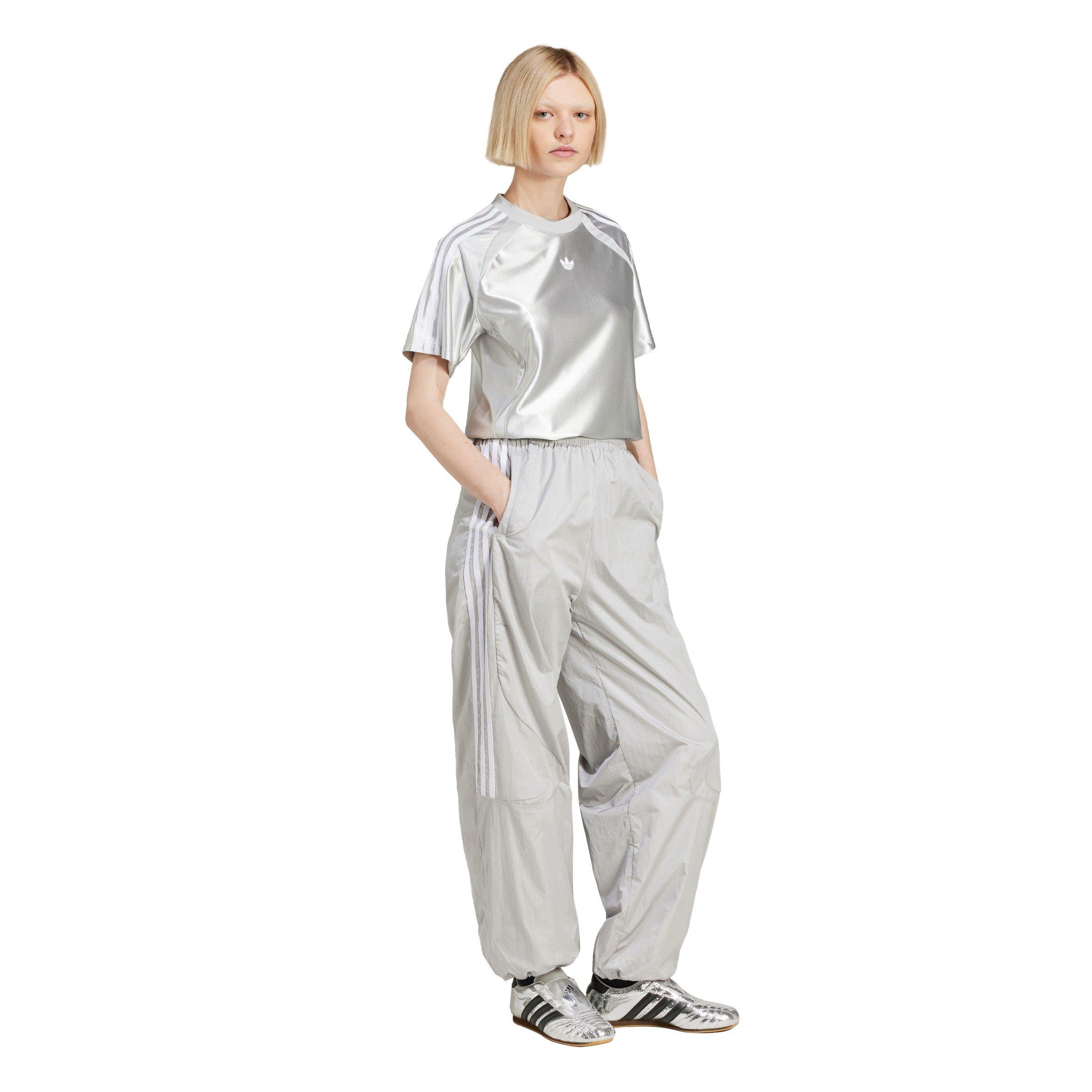 Grey Two - adidas Originals - Women's Teamgeist Closed Hem Fleece Jogging Bottoms - 6
