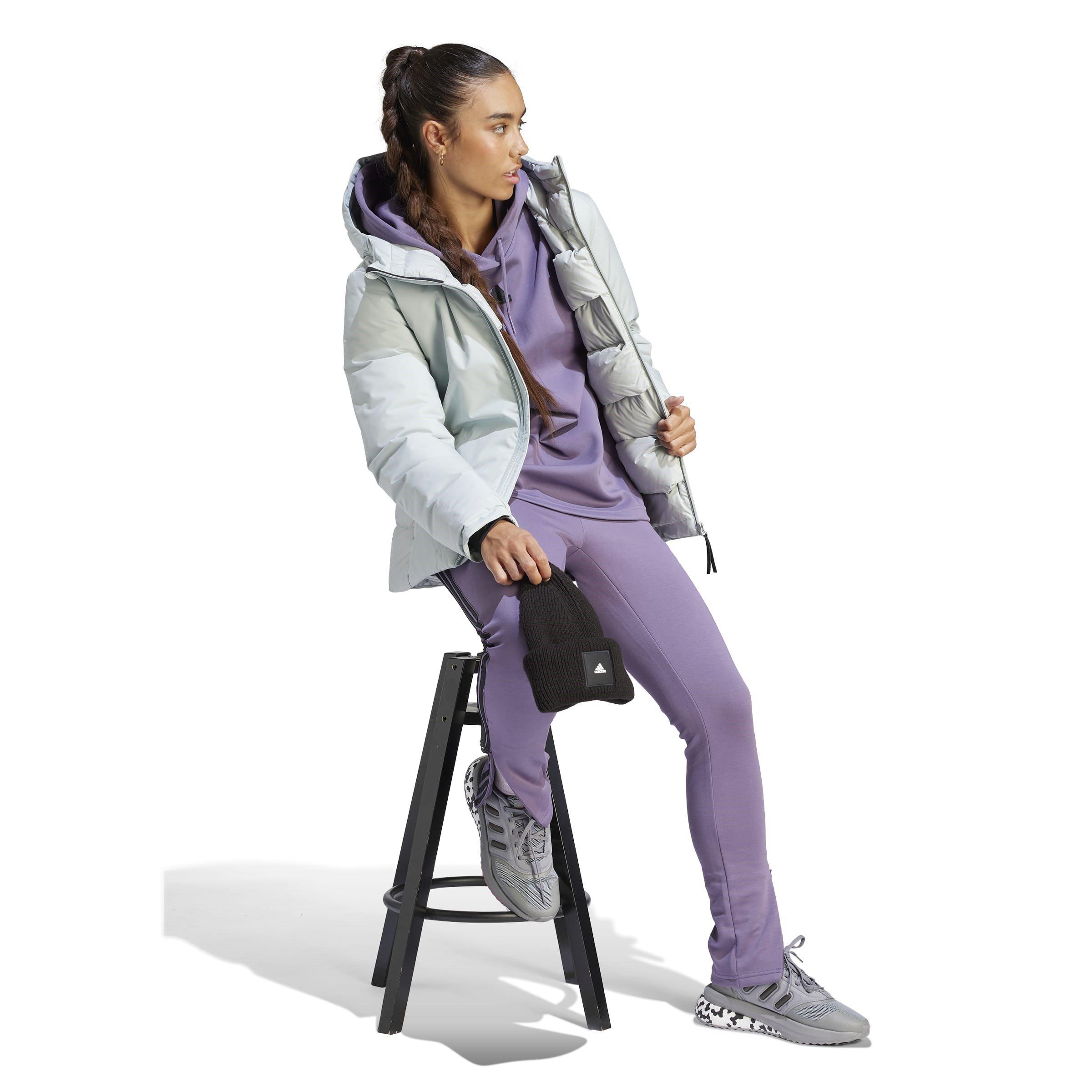 Viola - adidas - Icons 3-Stripe Tracksuit Bottoms Womens - 4