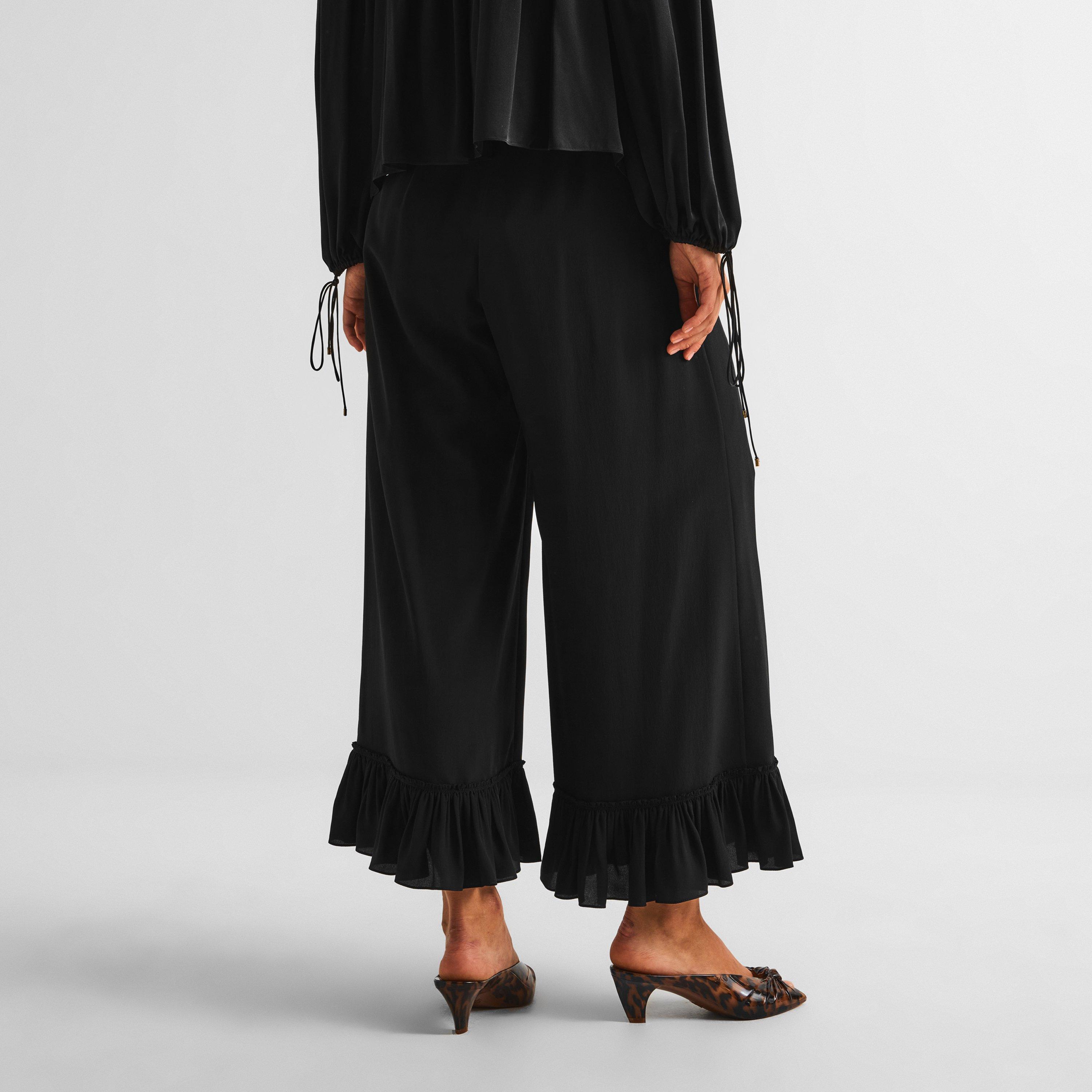 Black - Chloe - Women's PA29 Wide Leg Trousers - 4