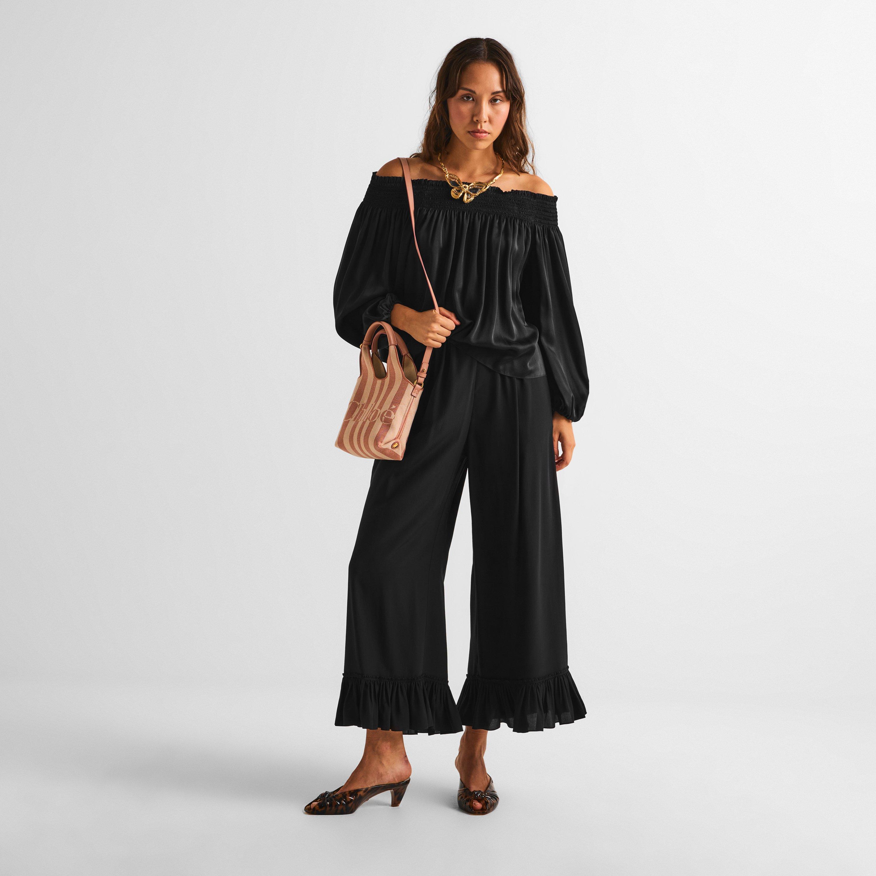Black - Chloe - Women's PA29 Wide Leg Trousers - 6