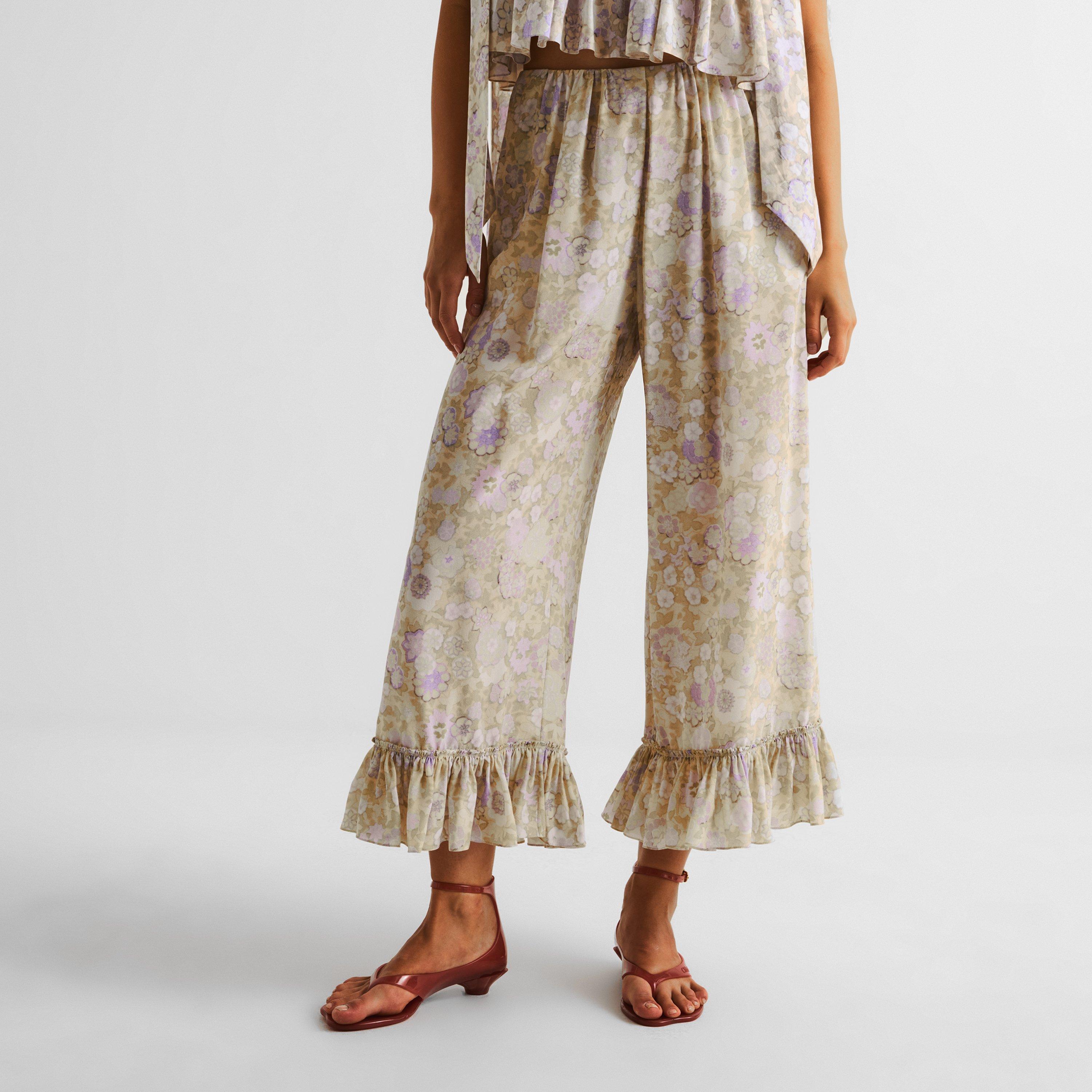 MultiC Purp - Chloe - Women's PA29 Wide Leg Trousers - 3