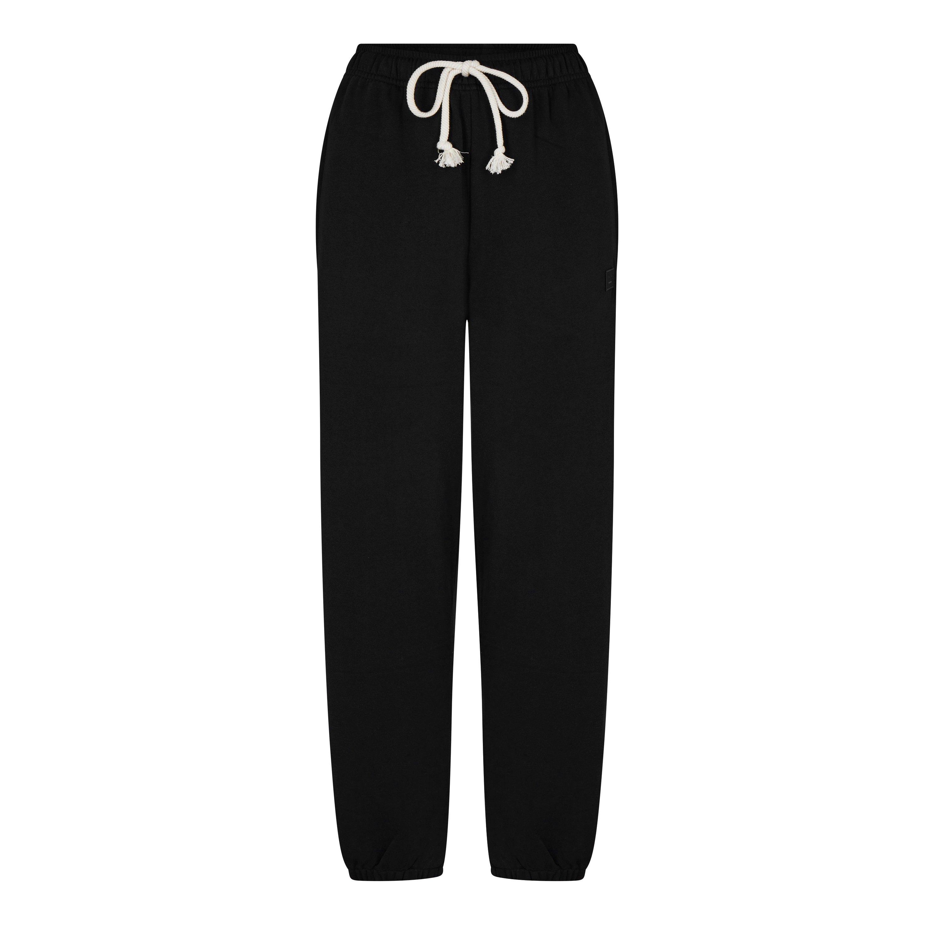 Black 900 - Acne Studios - Women's Closed Cuff Fleece Joggers - 1