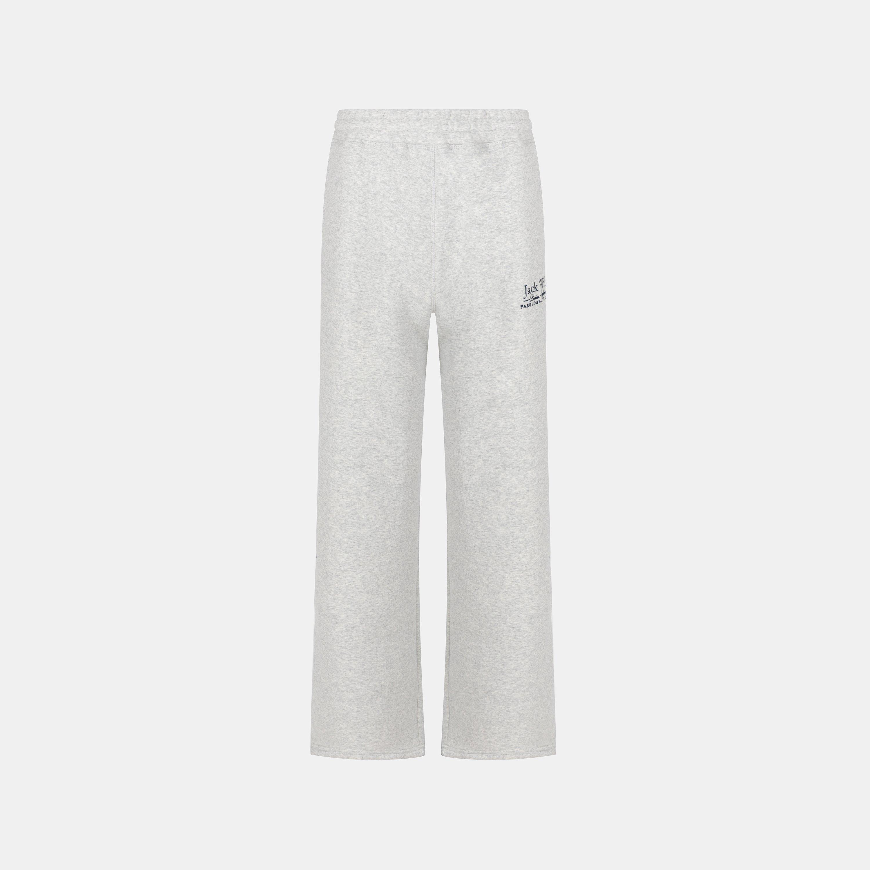 Grey Marl - Jack Wills - JW Devon Wide Leg Pant Ladies - 1
