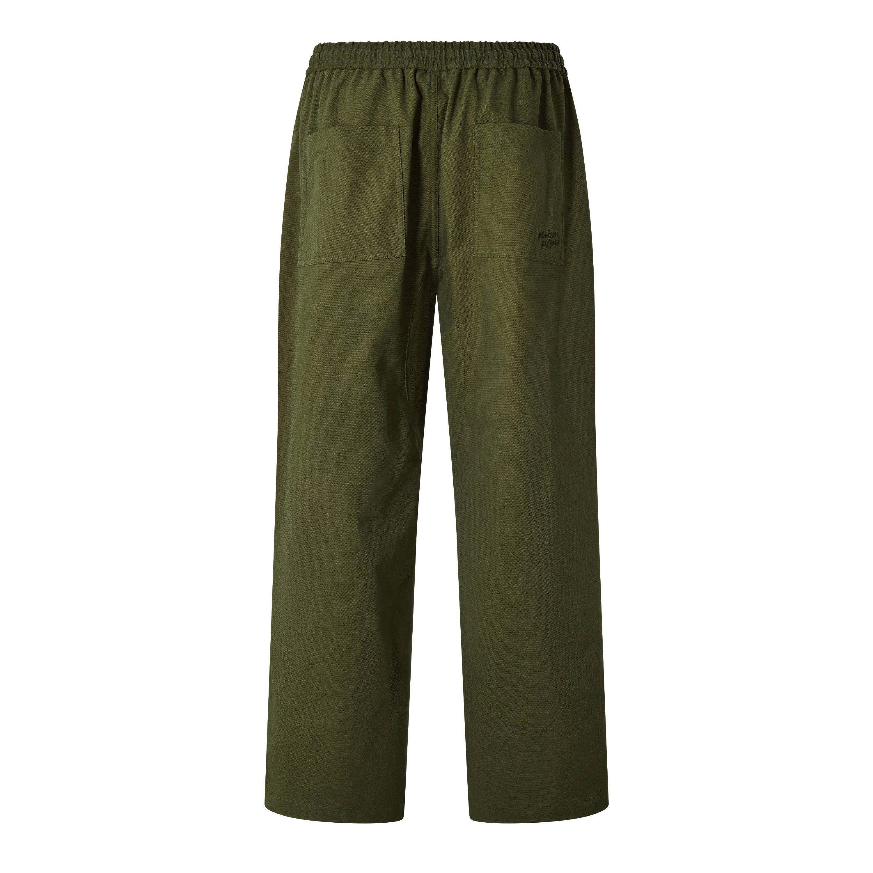 Bay Leaf - Maison Kitsune - Men's Workwear Wide Leg Trousers - 2