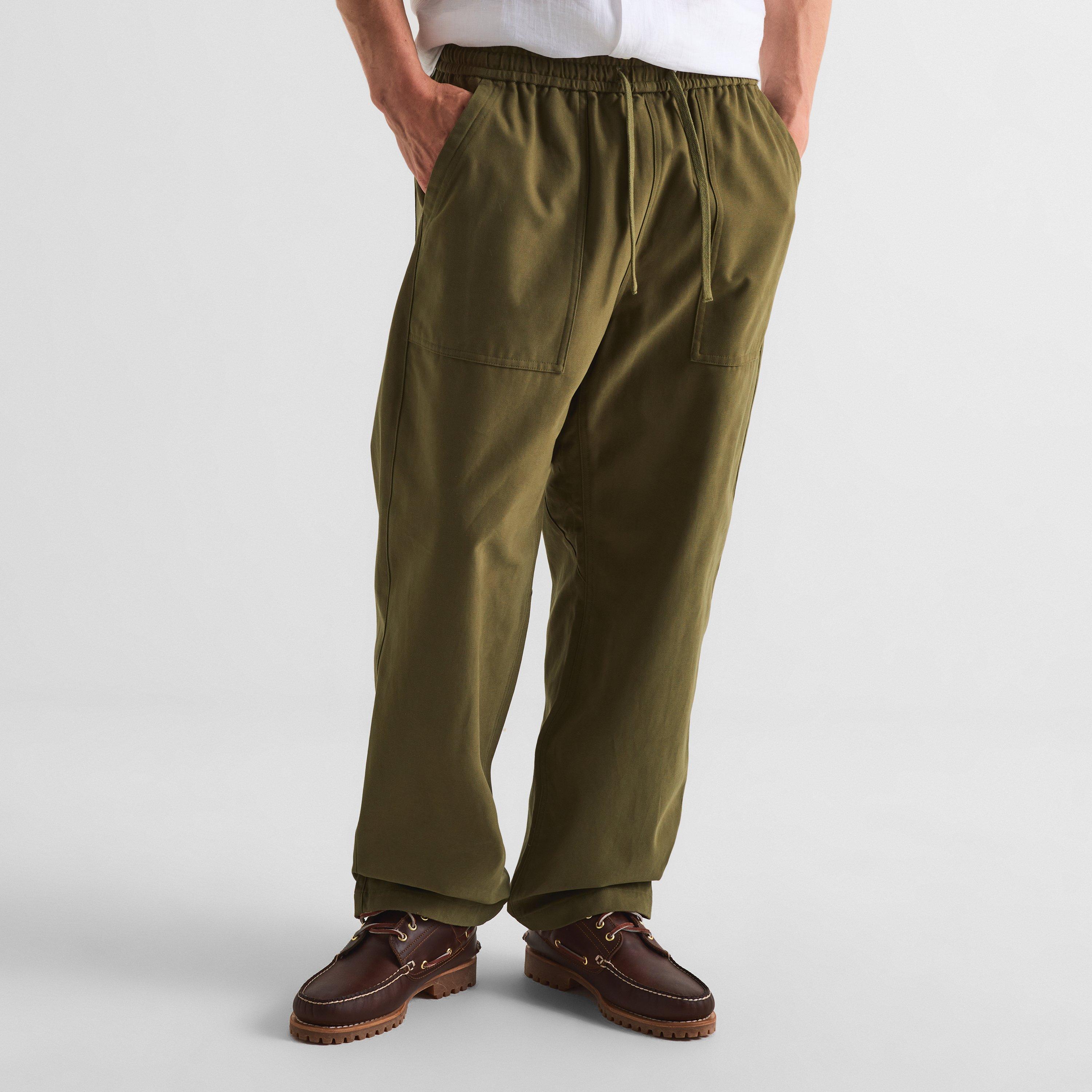 Bay Leaf - Maison Kitsune - Men's Workwear Wide Leg Trousers - 3