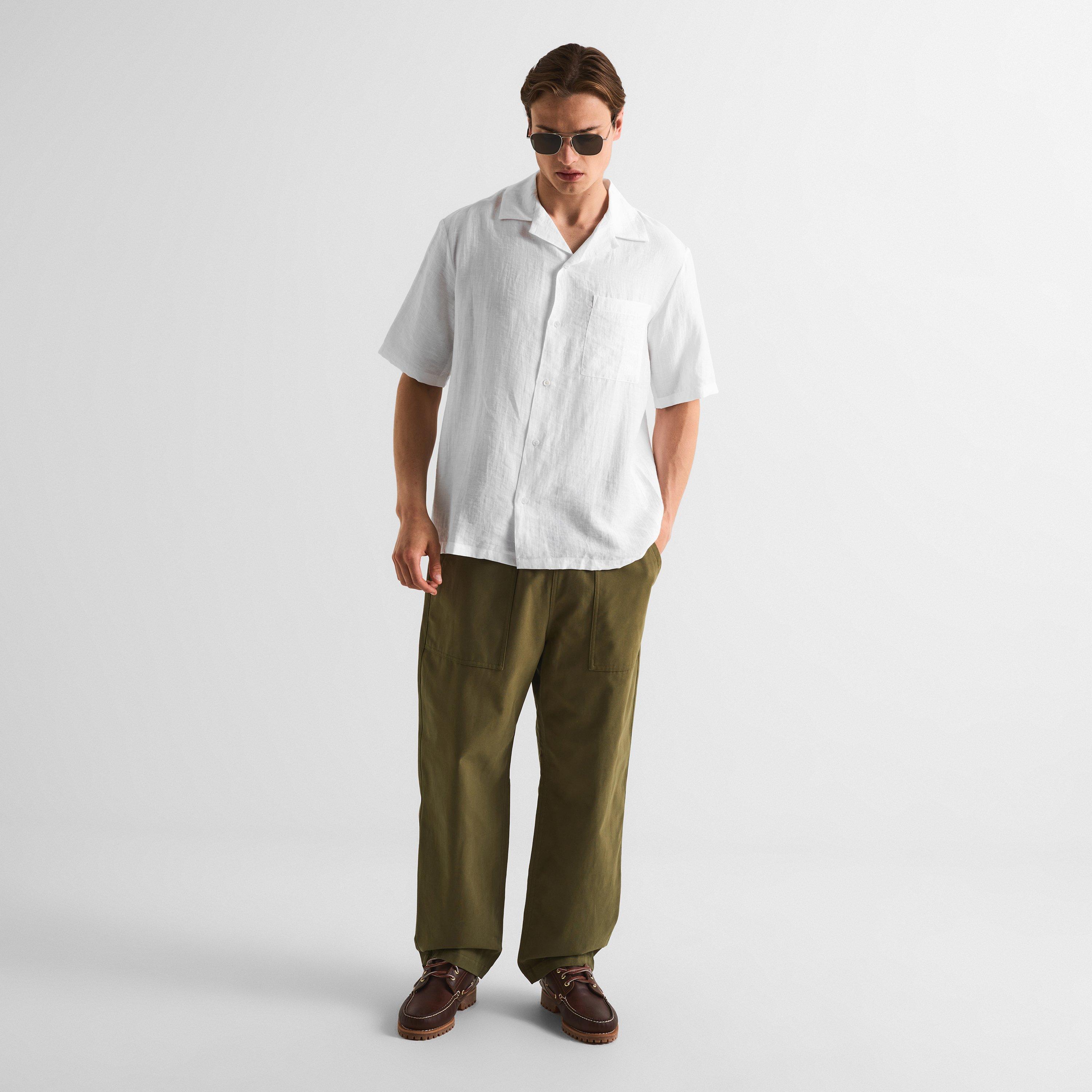 Bay Leaf - Maison Kitsune - Men's Workwear Wide Leg Trousers - 5