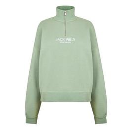 Jack Wills JW Honeylane Half Zip Sweatshirt