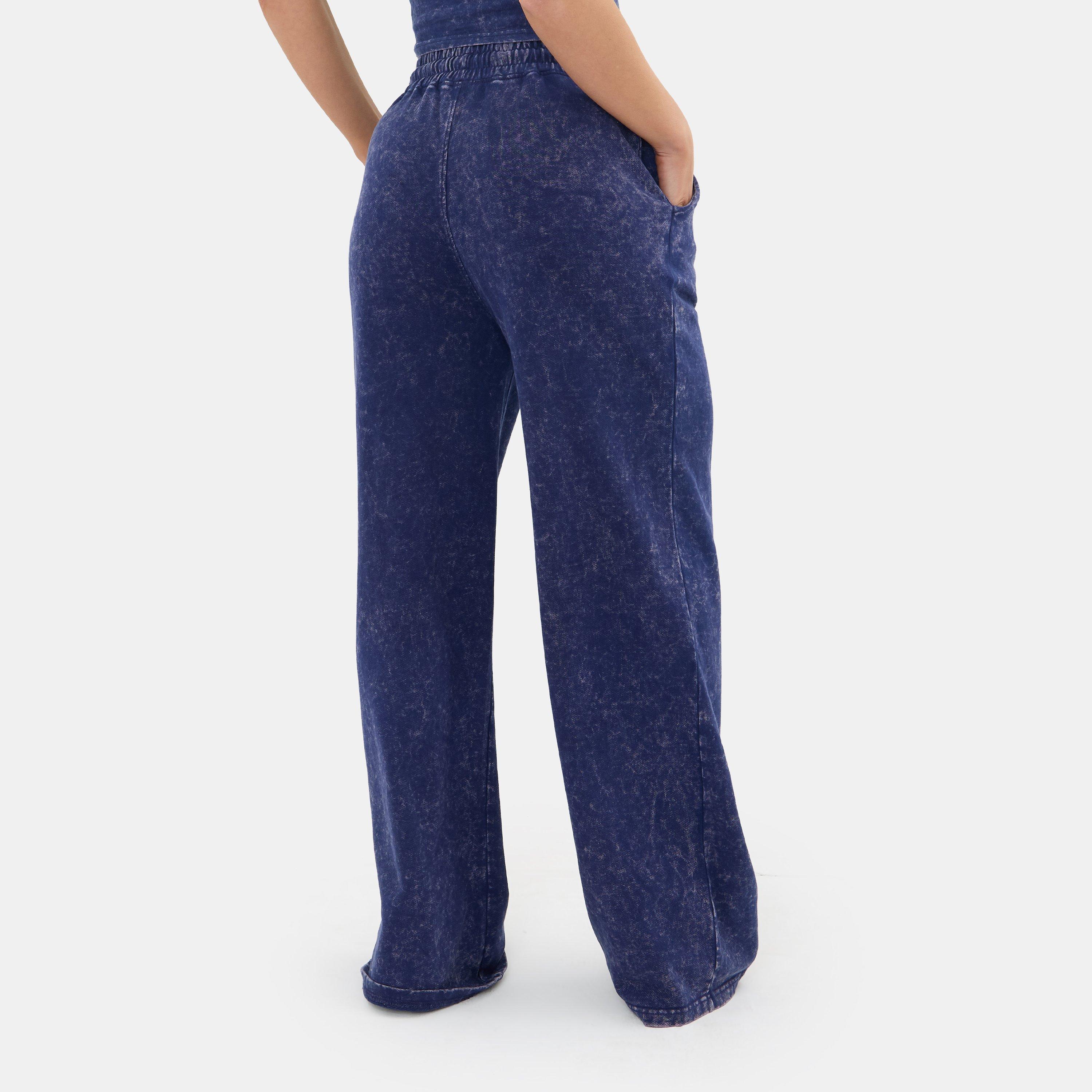 Blue - I Saw It First - I SAW Washed Wide Leg Jogger - 3