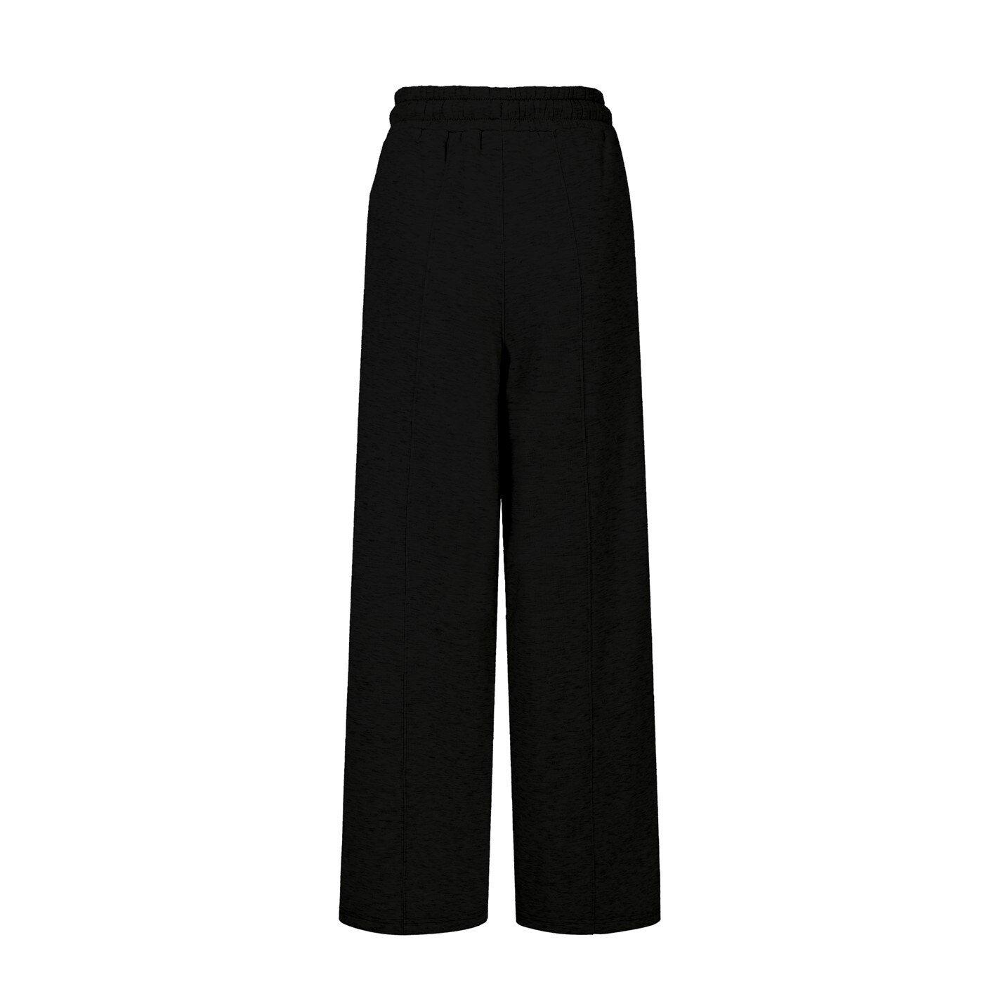 Black - Slazenger - Wide Leg Jogging Bottoms Womens - 2