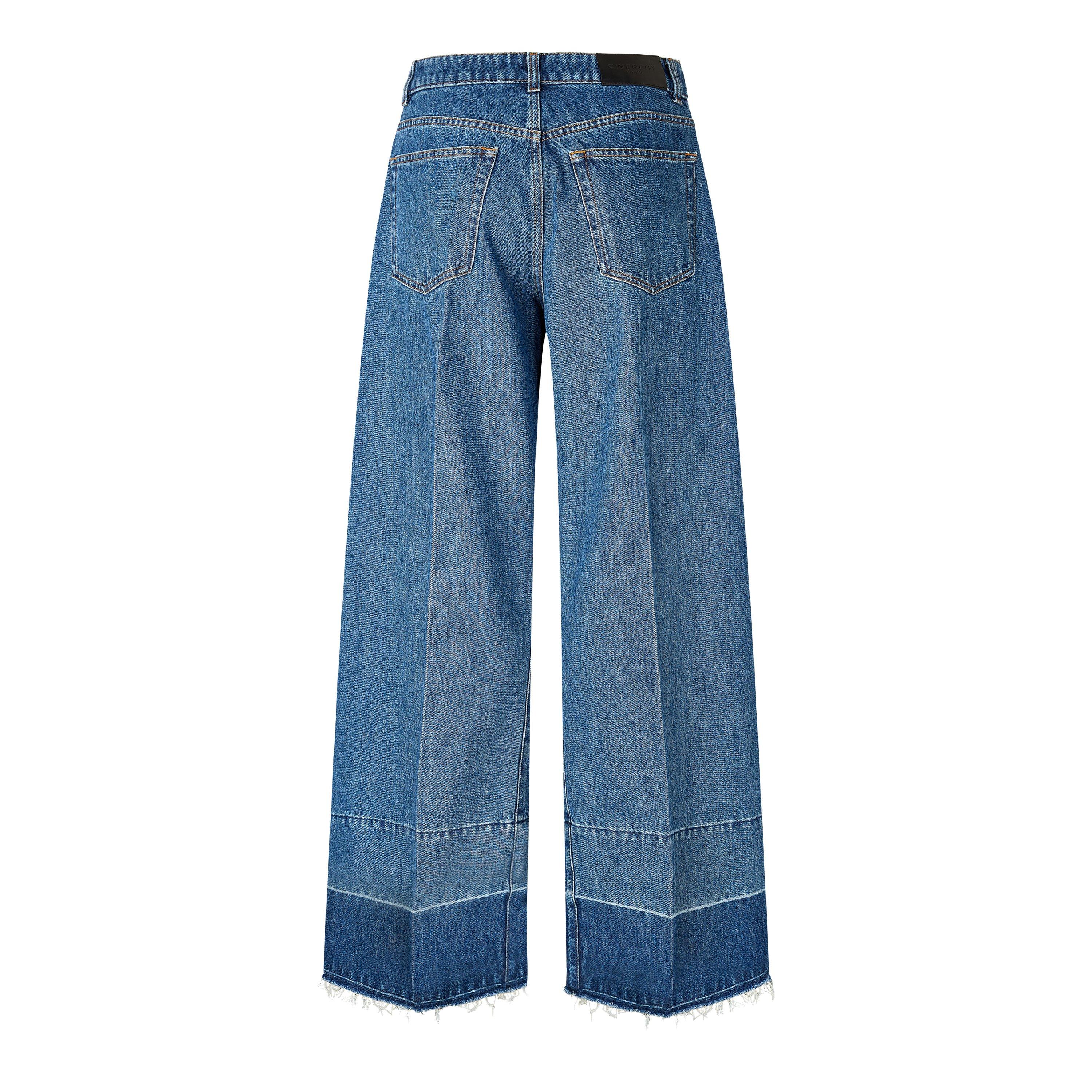 Medium Blue - GIVENCHY - GIV Denim Trousers Ld64 - 2
