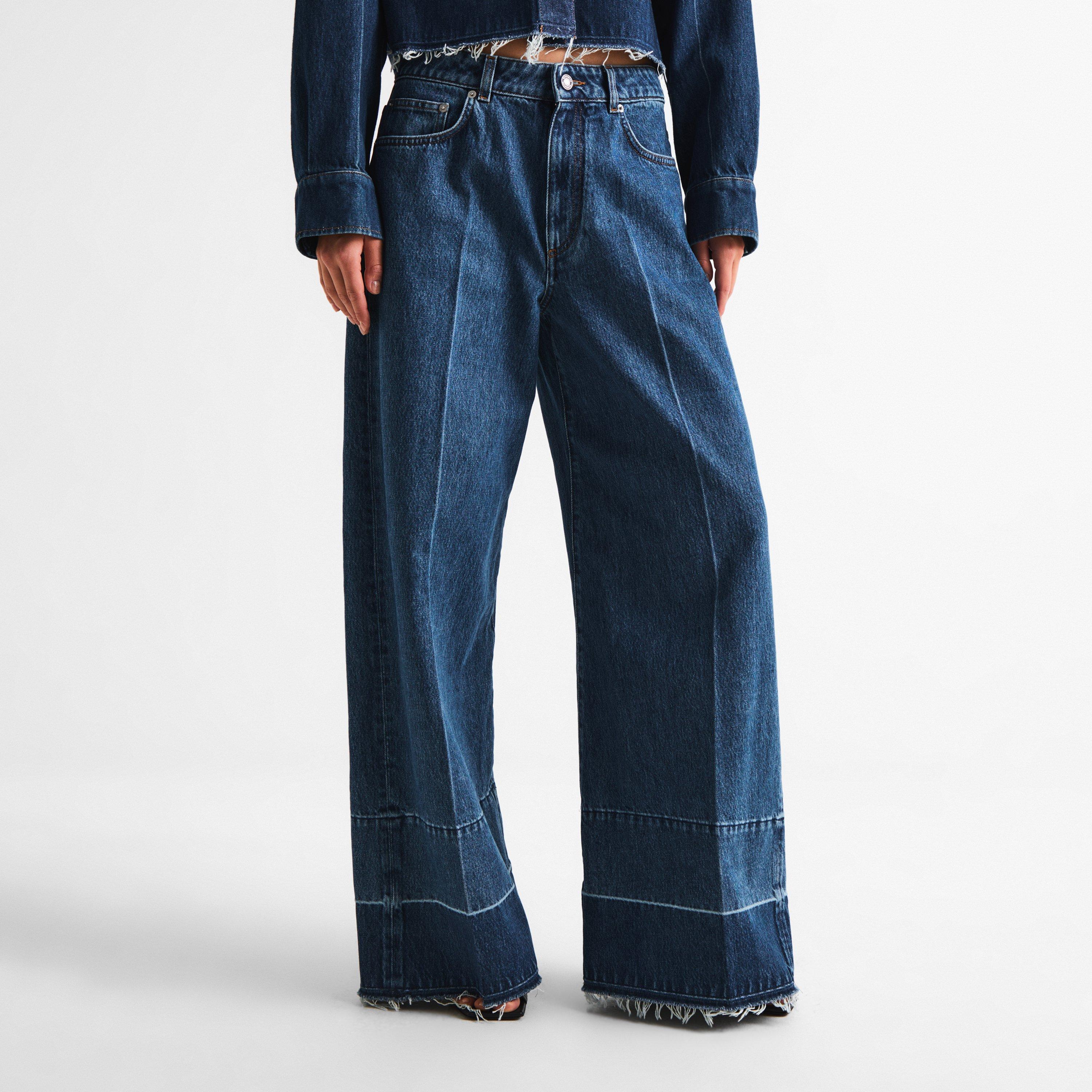 Medium Blue - GIVENCHY - GIV Denim Trousers Ld64 - 3