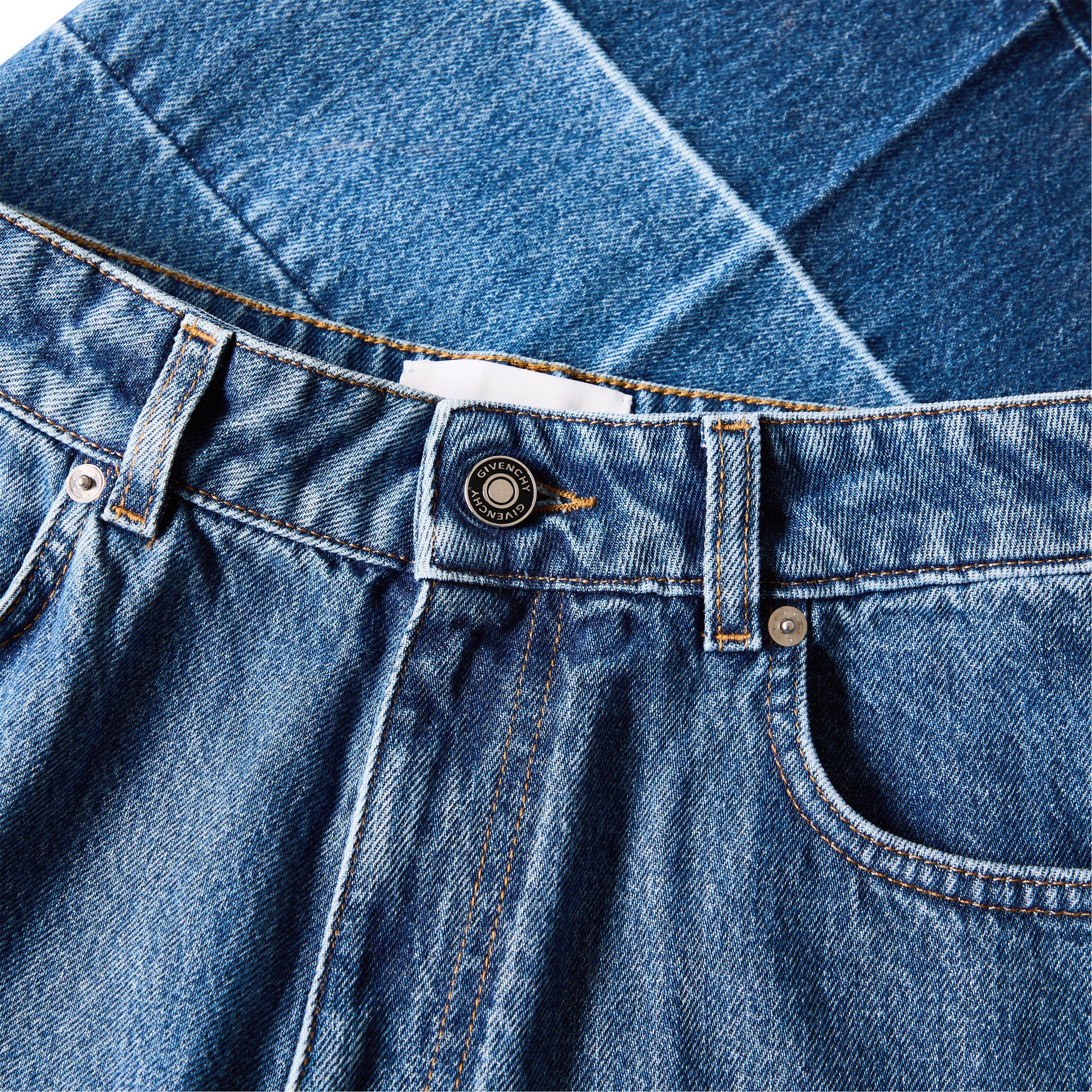 Medium Blue - GIVENCHY - GIV Denim Trousers Ld64 - 3