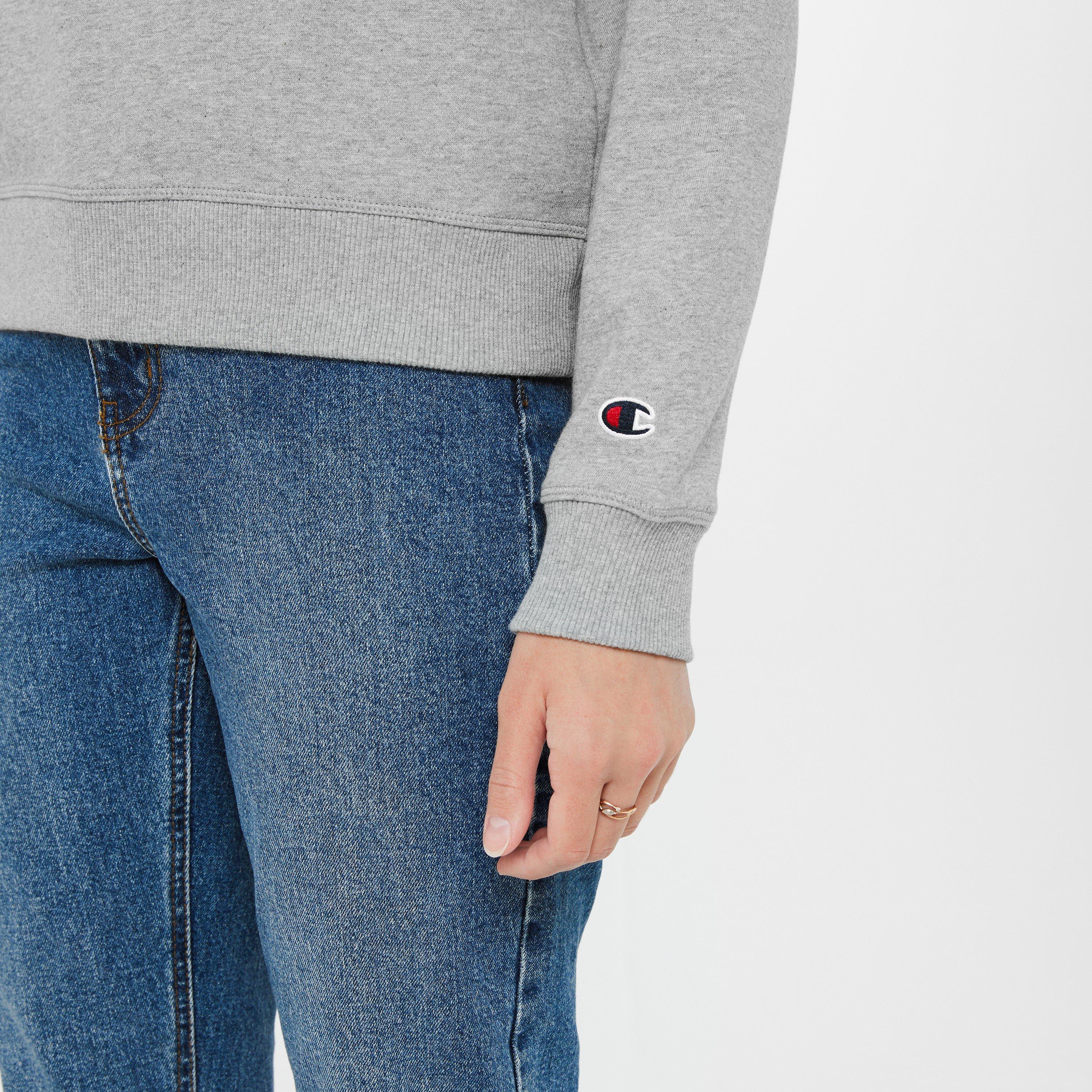 GRY - Champion - Script Crew Neck Sweatshirt - 4