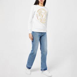 Versace Jeans Couture Round Logo Sweatshirt